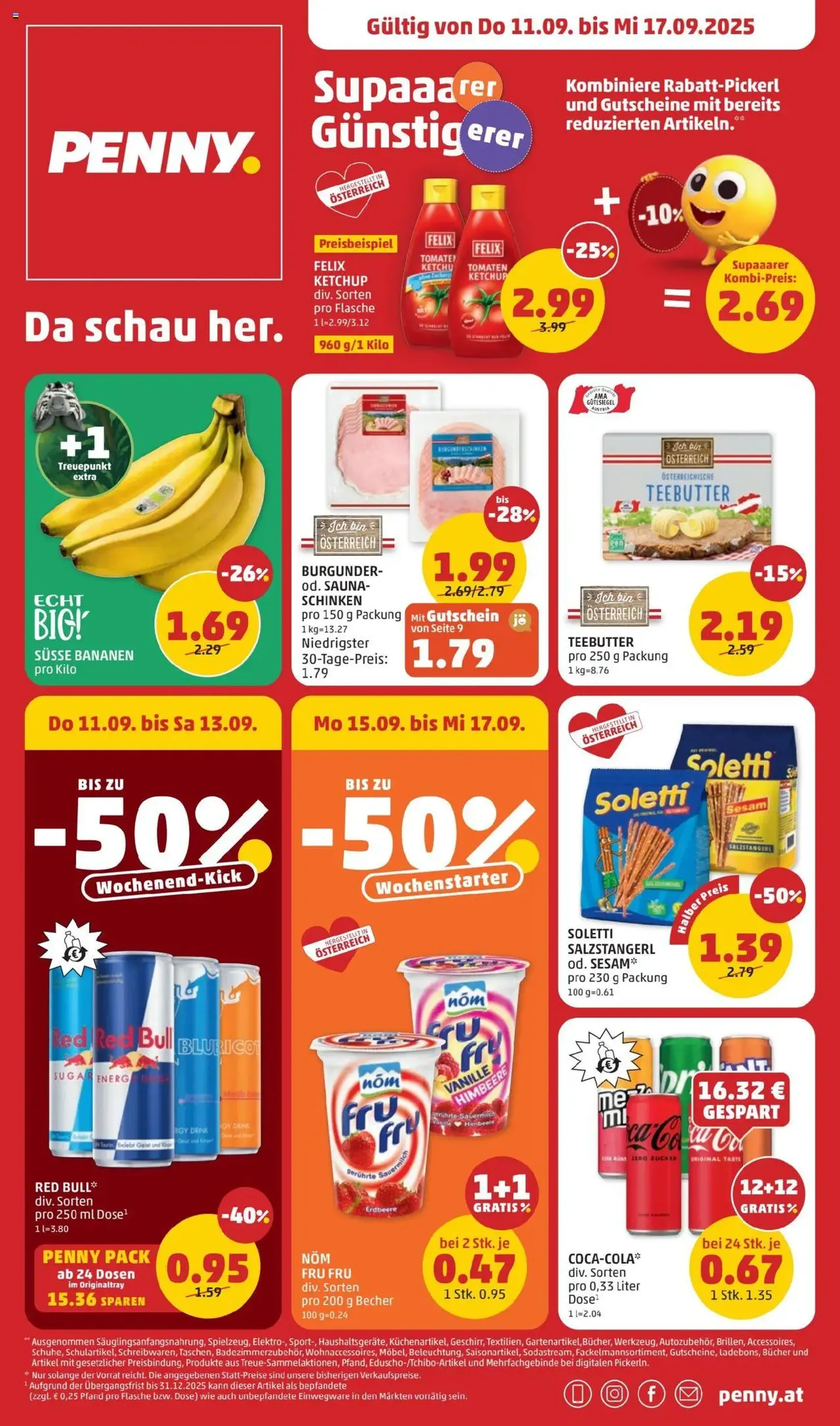 Penny Markt Flugblatt - Gültiger Prospekt ab 11.09.2025, Seite 1 von insgesamt 28 Penny Markt Flugblatt - Gültiger Prospekt ab 11.09.2025, Seite 1 von insgesamt 28