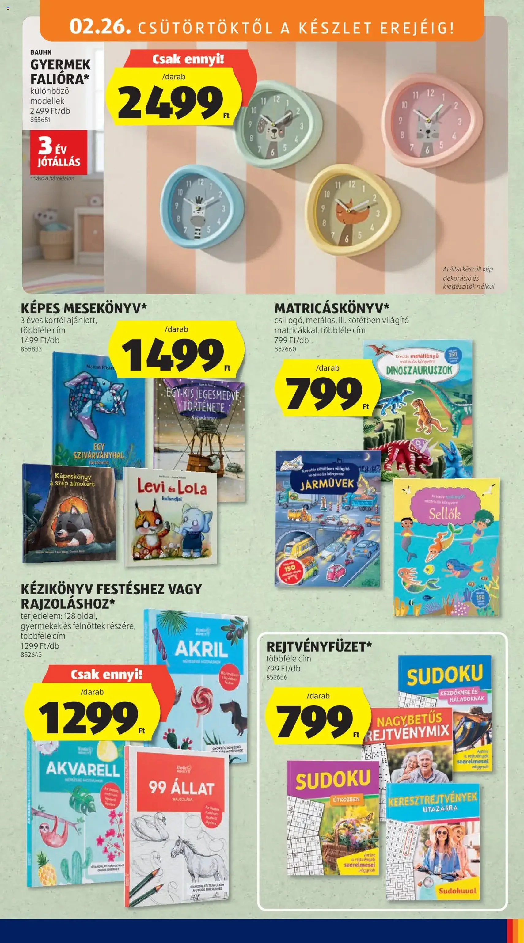 Aldi Akciós újság - 2026.02.26. érvényes szórólap 21 oldal 52 oldalból