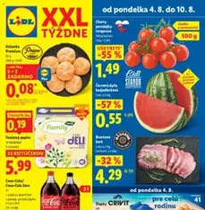 Lidl leták - náhľad letáku platný od 04.08.2025