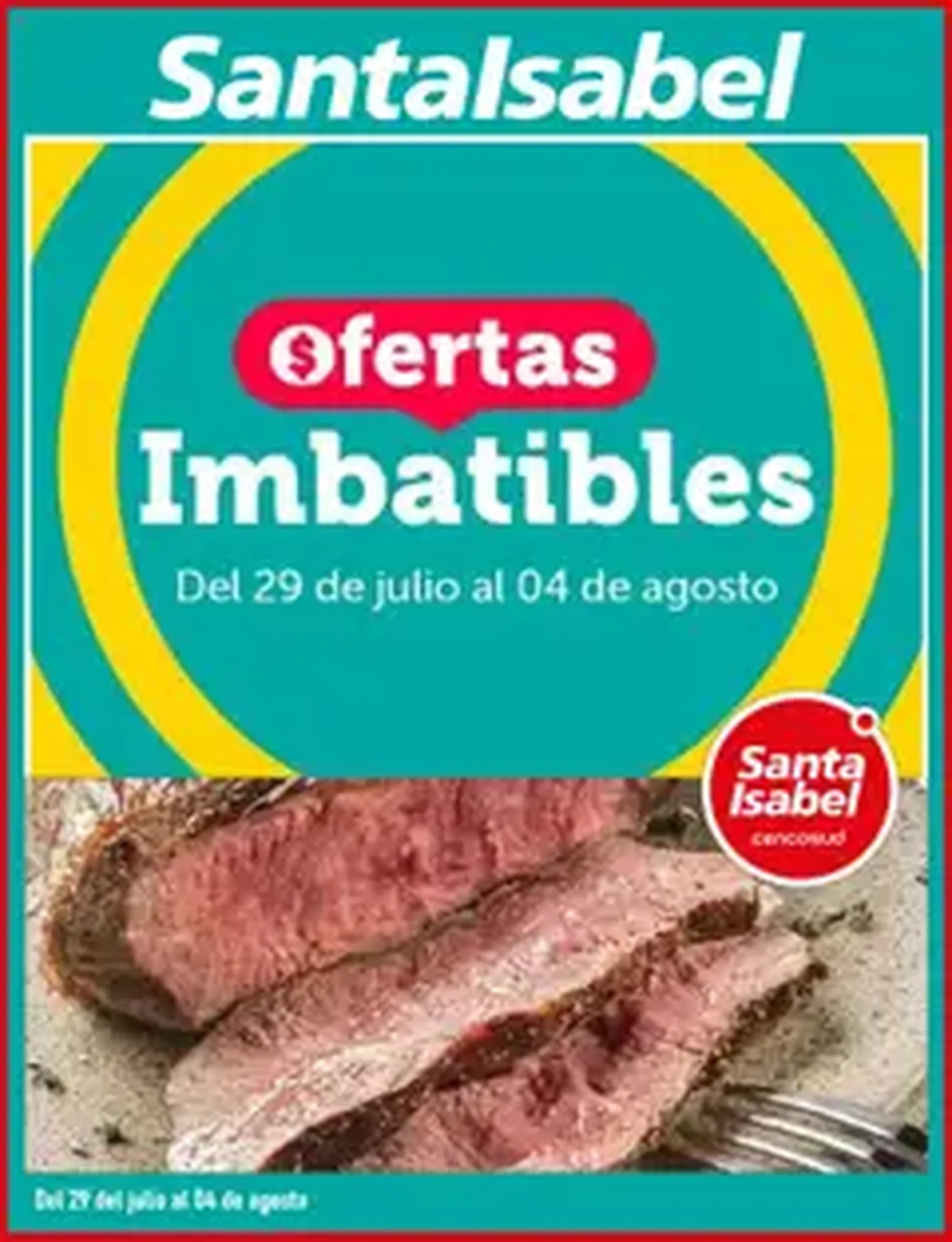 Santa Isabel ofertas - folleto válido desde 28.07.2025 página 1 de 1