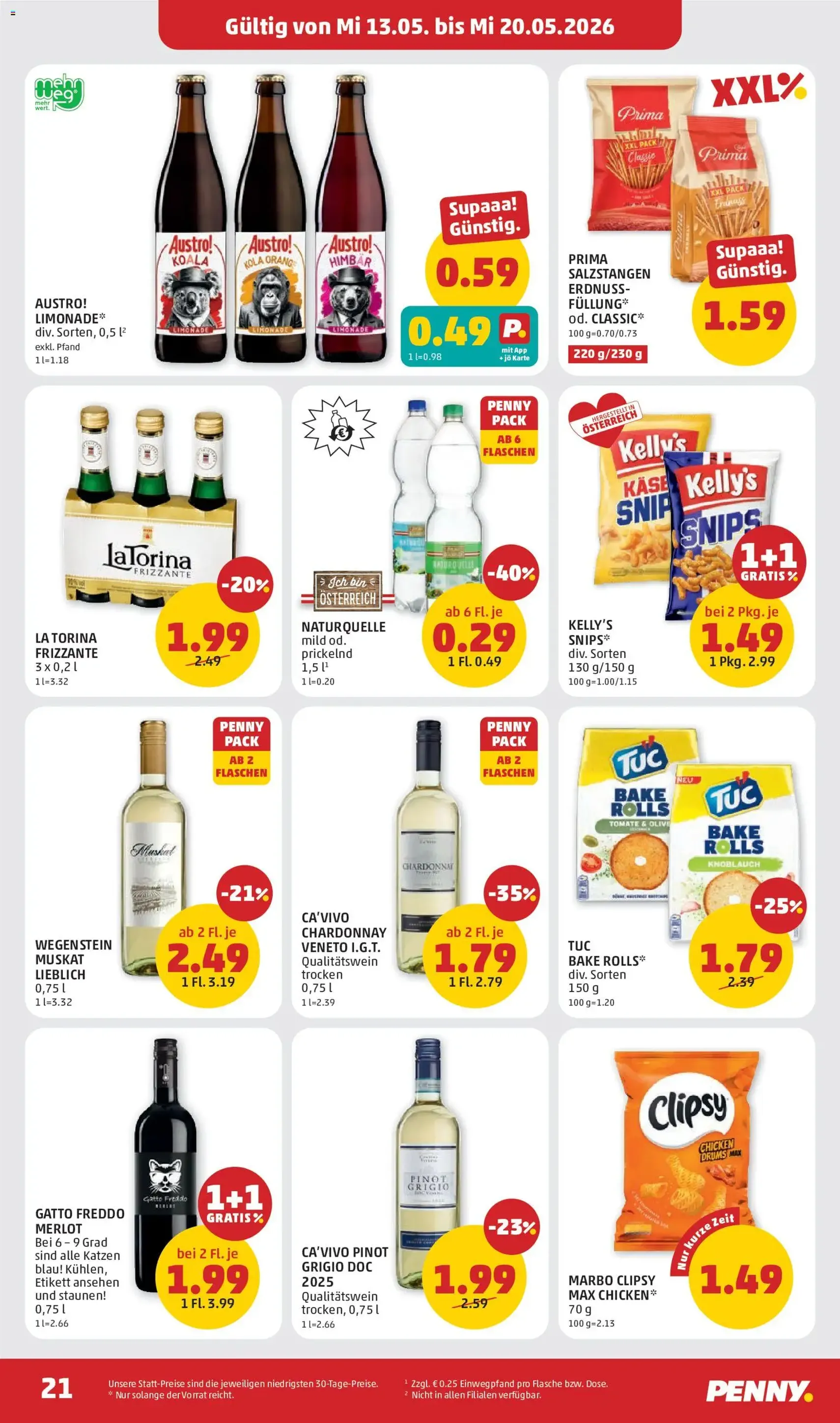 Penny Markt Flugblatt - Gültiger Prospekt ab 13.05.2026, Seite 21 von insgesamt 32