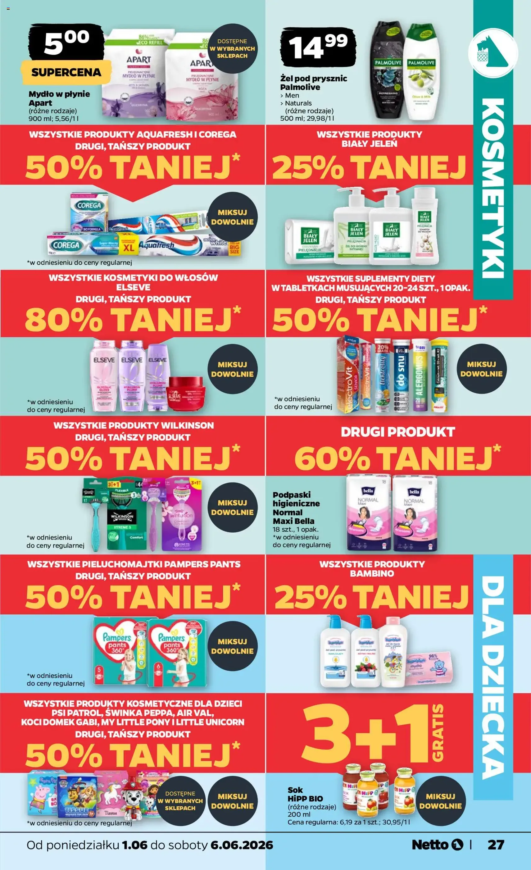 Netto gazetka od poniedziałku spożywcza - ważny gazetka od 01.06.2026 strona 27 z 33