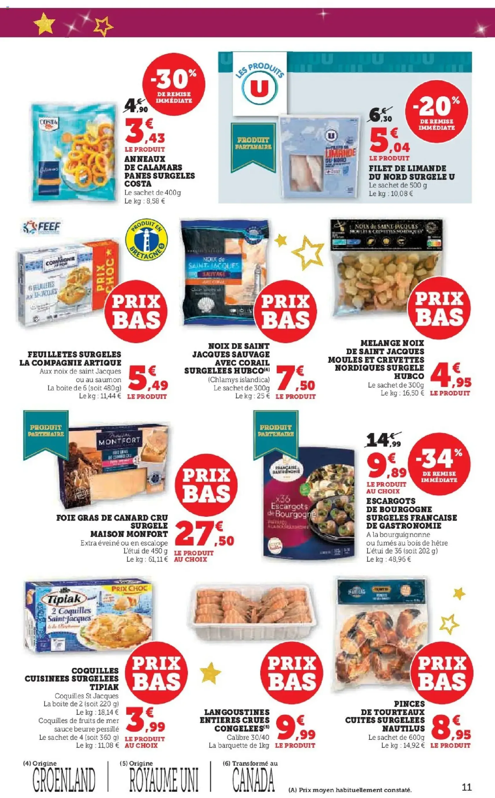 Super U - Les prix bas de la semaine - brochure valable à partir du 02/12/2025, page 11 sur 40