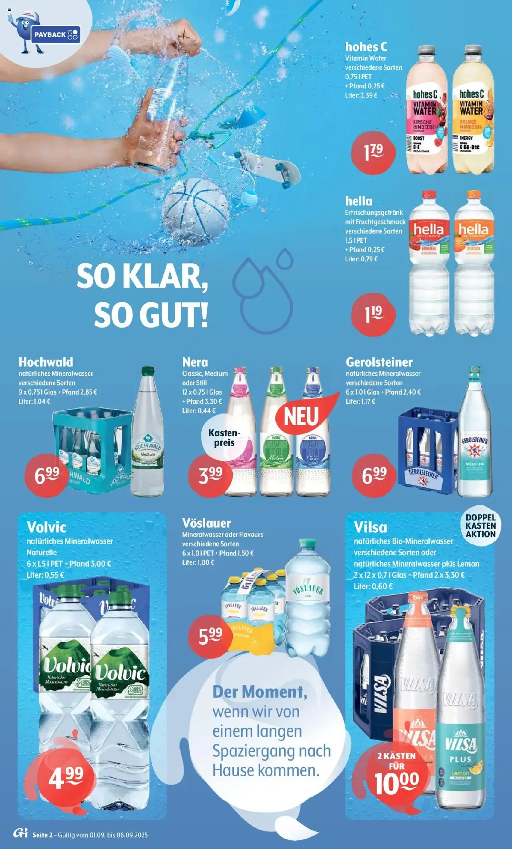 Trink und Spare Prospekt - Gültiger Prospekt ab 01.09.2025, Seite 2 von insgesamt 8