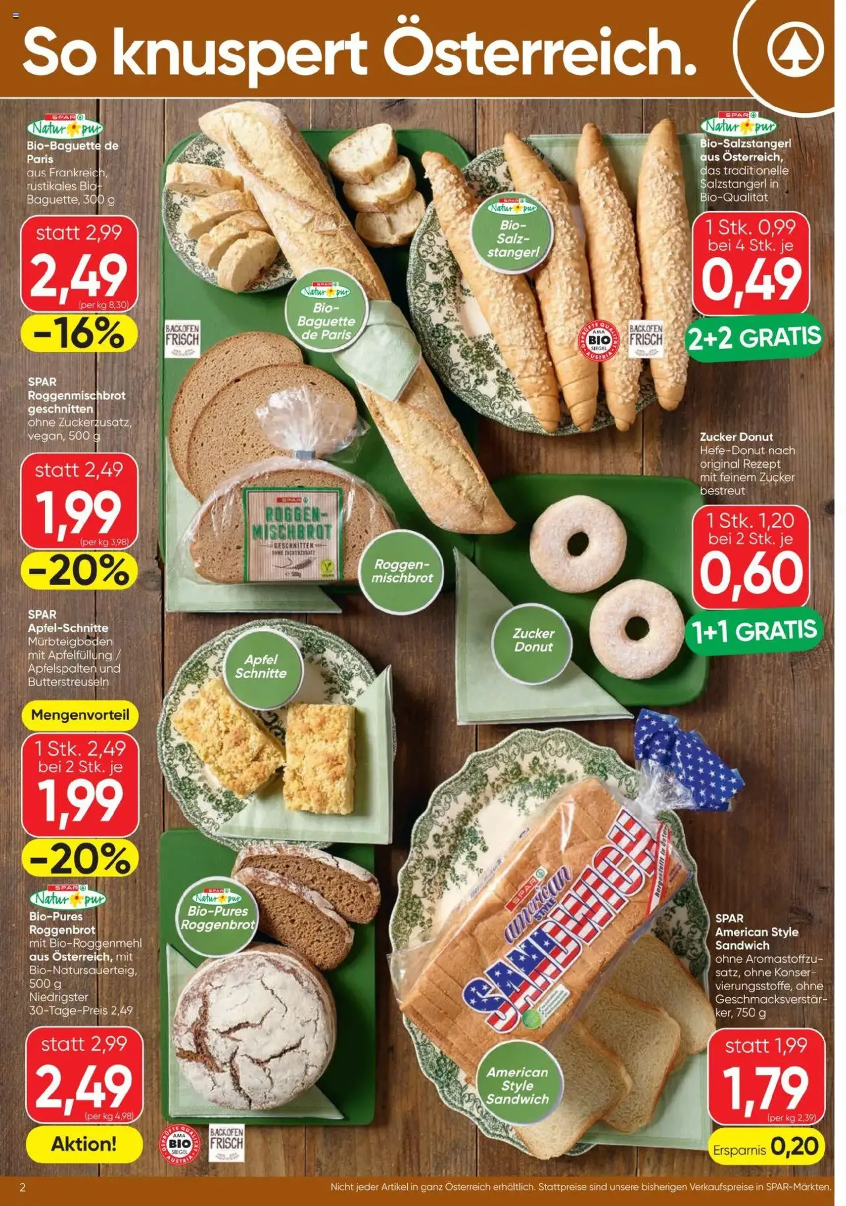 Spar Flugblatt - Gültiger Prospekt ab 18.09.2025, Seite 2 von insgesamt 16 Spar Flugblatt - Gültiger Prospekt ab 18.09.2025, Seite 2 von insgesamt 16
