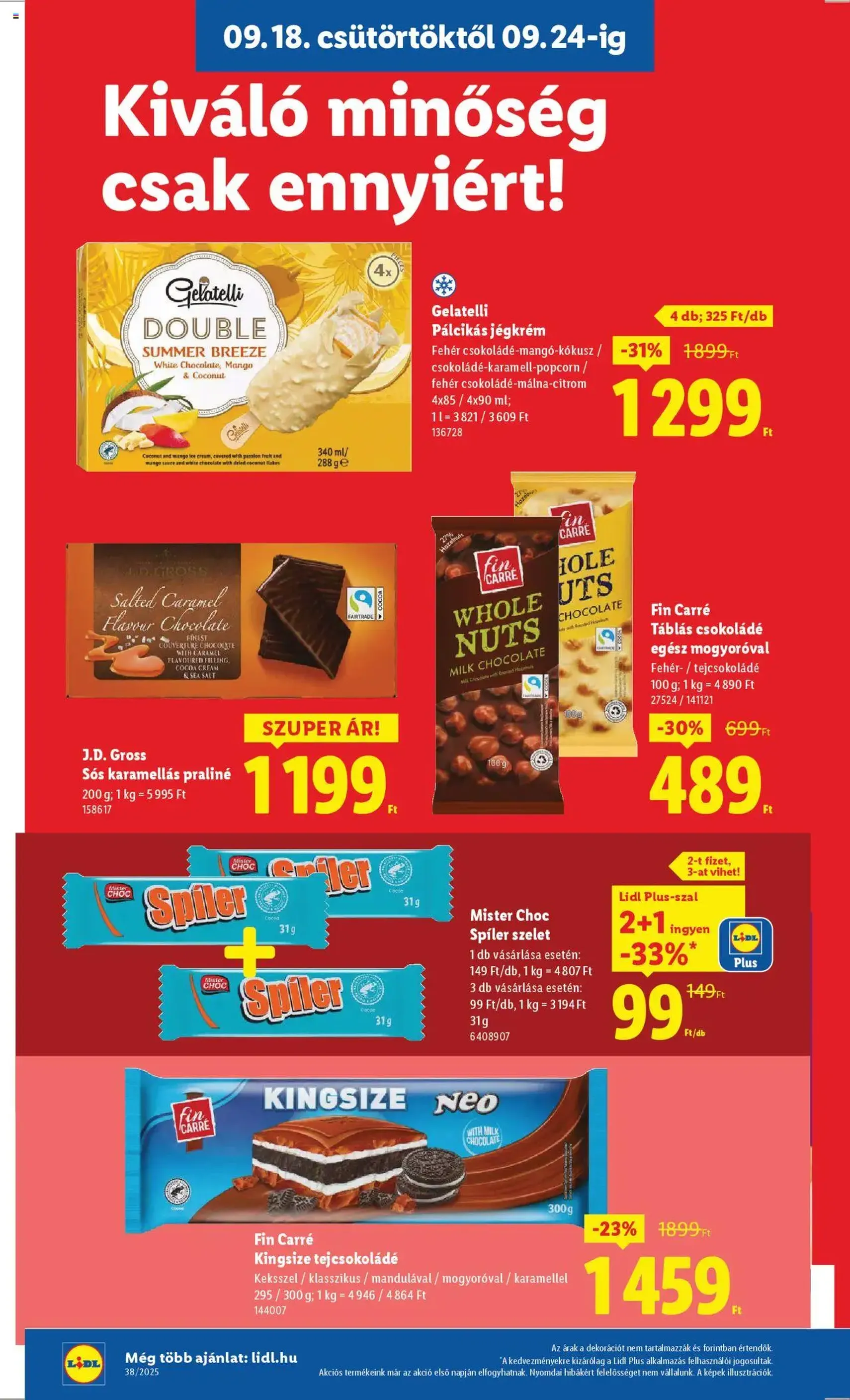 Lidl Akciós újság - 2025.09.18. érvényes szórólap 18 oldal 74 oldalból