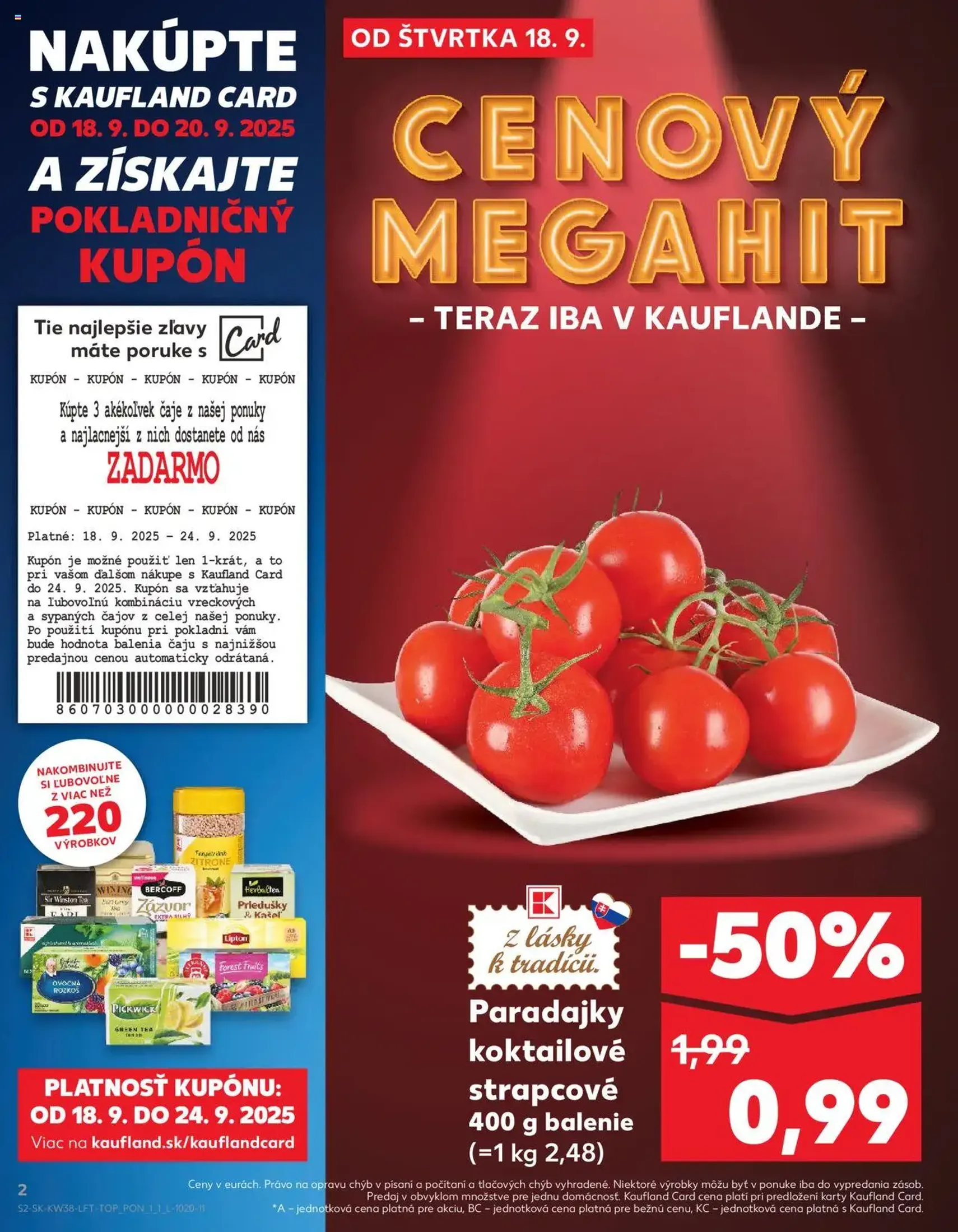 Kaufland Bratislava-Avion - platný leták od 18.09.2025 strana 2 z 76