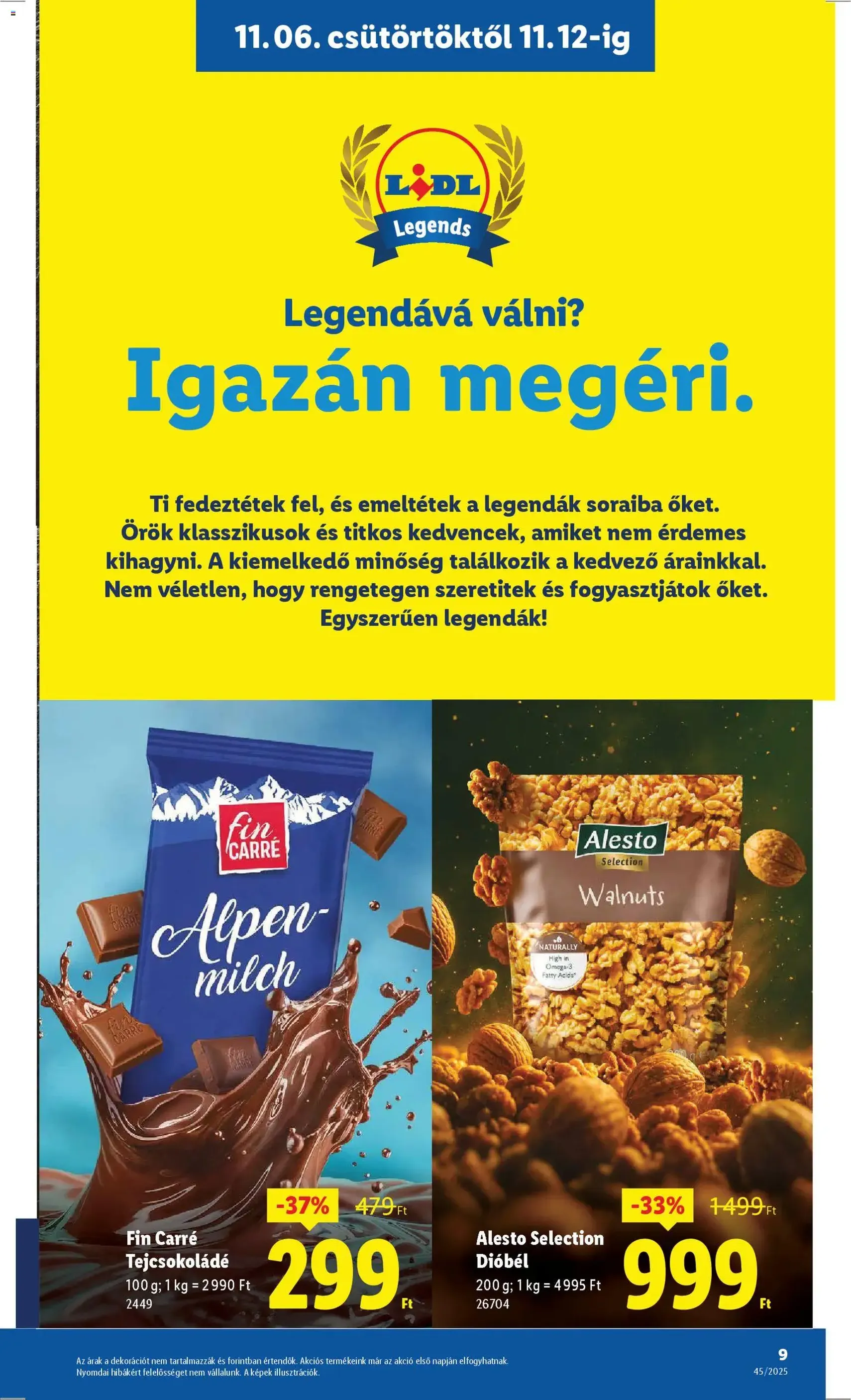 Lidl Akciós újság - 2025.11.06. érvényes szórólap 9 oldal 52 oldalból