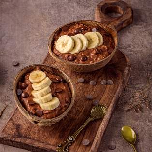 Recipe preview Chocolate Oatmeal with Protein