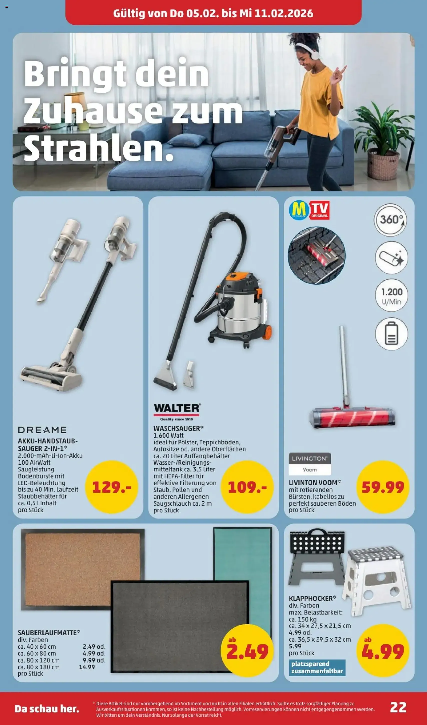 Penny Markt Flugblatt - Gültiger Prospekt ab 05.02.2026, Seite 22 von insgesamt 32