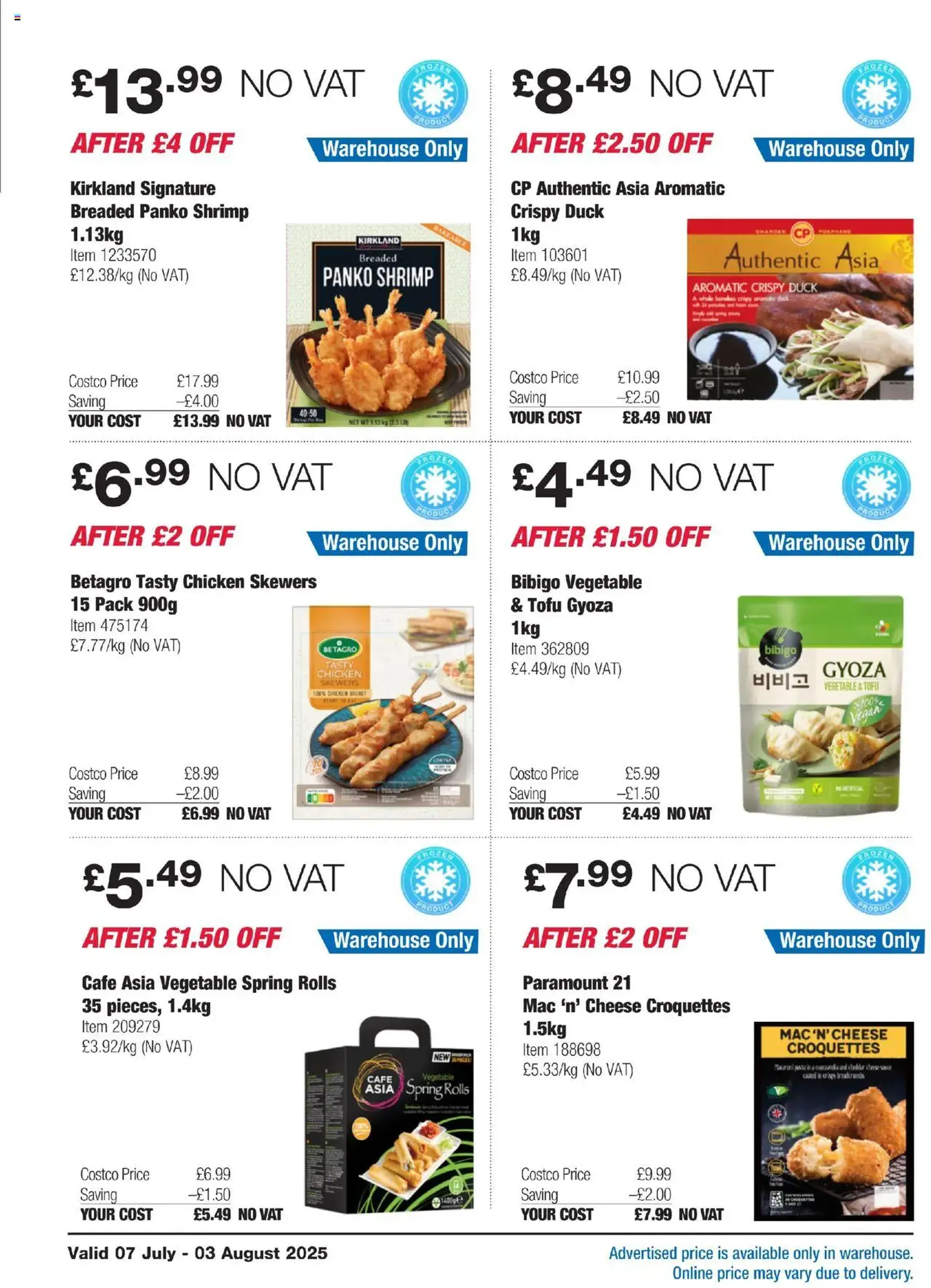 Costco - ENGLAND ONLY - valid flyer from 07/07/2025, page 10 of 36