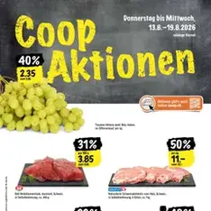 Coop aktionen - Prospekt Vorschau gültig ab 13.08.2026