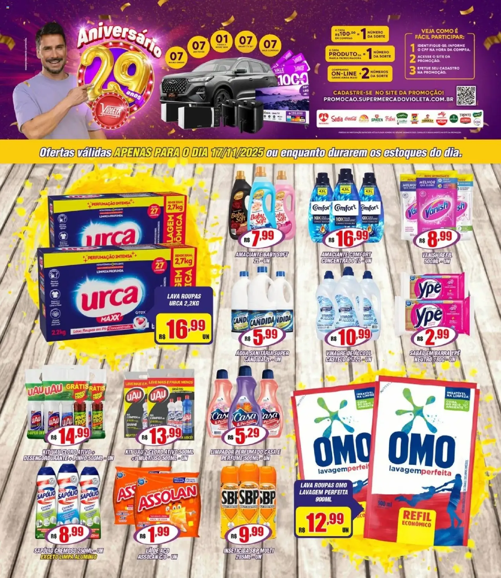 Violeta Supermercados - Ofertas da semana - folheto válido a partir de 17/11/2025 página 1 de 2