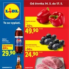 Lidl leták - náhled letáku platný od 14.05.2026