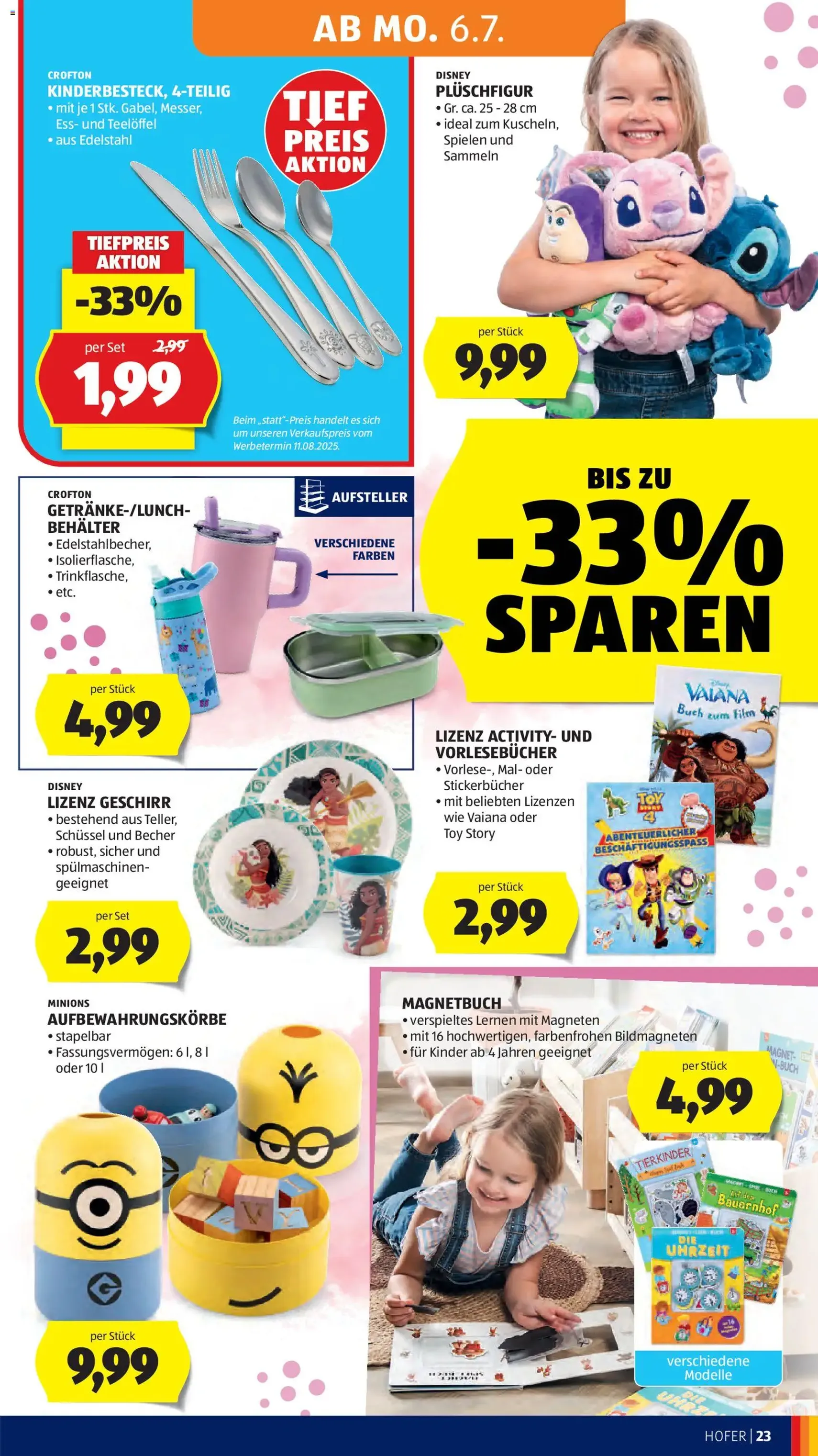 Hofer Flugblatt - Gültiger Prospekt ab 03.07.2026, Seite 29 von insgesamt 39