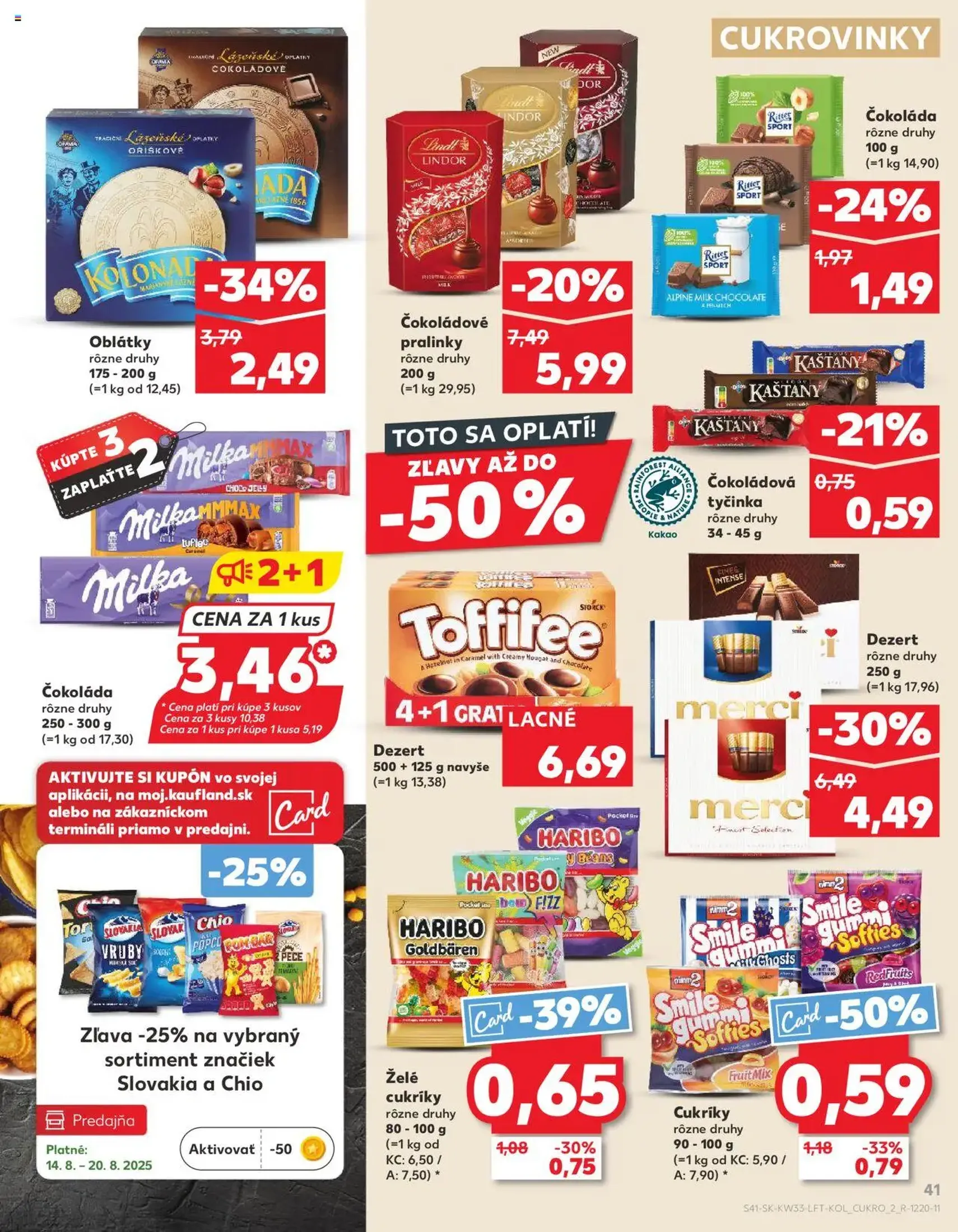 Kaufland Bratislava-Dúbravka - platný leták od 14.08.2025 strana 41 z 76