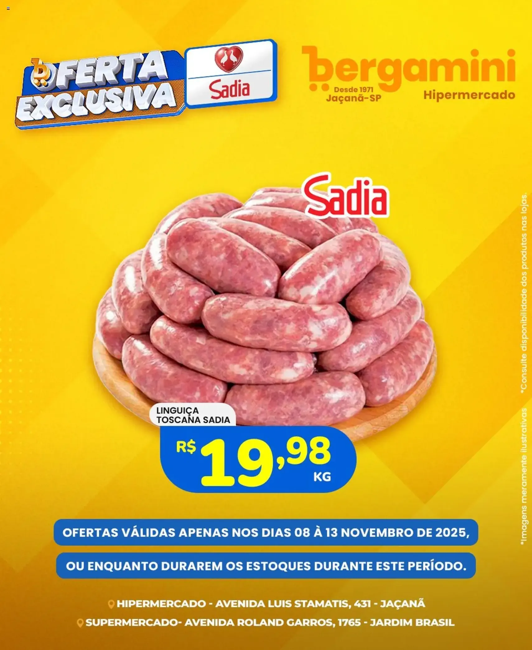 Supermercado Bergamini - Ofertas Sadia e Perdigão - folheto válido a partir de 08/11/2025 página 3 de 7