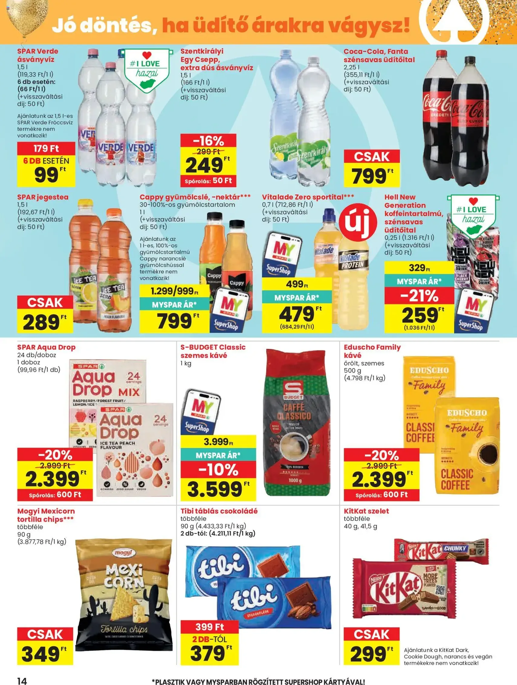 Spar akciós újság - 2026.07.30. érvényes szórólap 14 oldal 20 oldalból