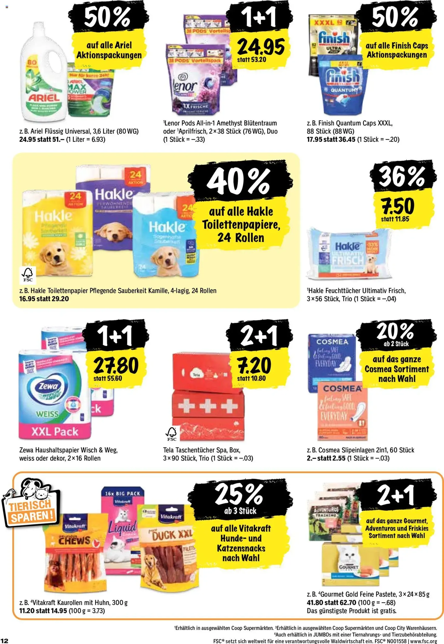 Coop aktionen - Gültiger Prospekt ab 24.09.2026, Seite 12 von insgesamt 24