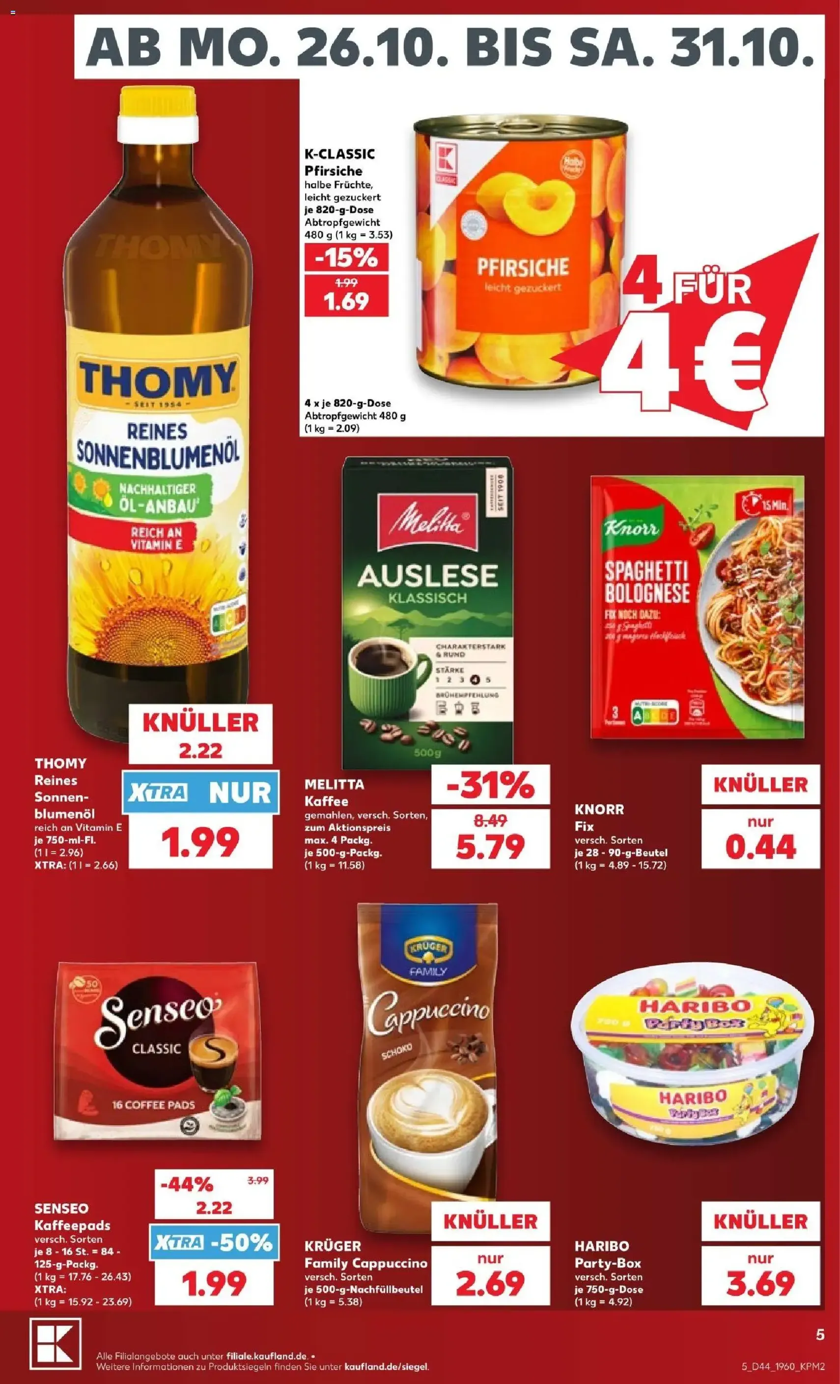 Kaufland Prospekt - Gültiger Prospekt ab 26.10.2026, Seite 5 von insgesamt 76