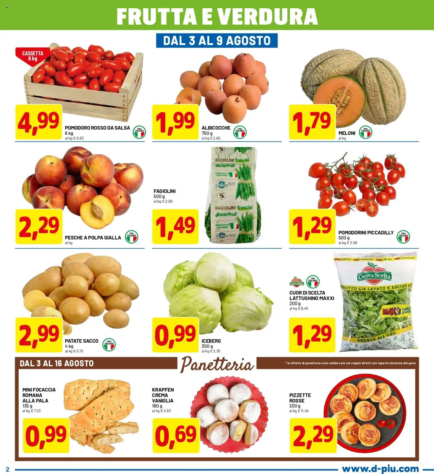 D Più volantino - volantino valido dal 03/08/2026 pagina 2 di 16