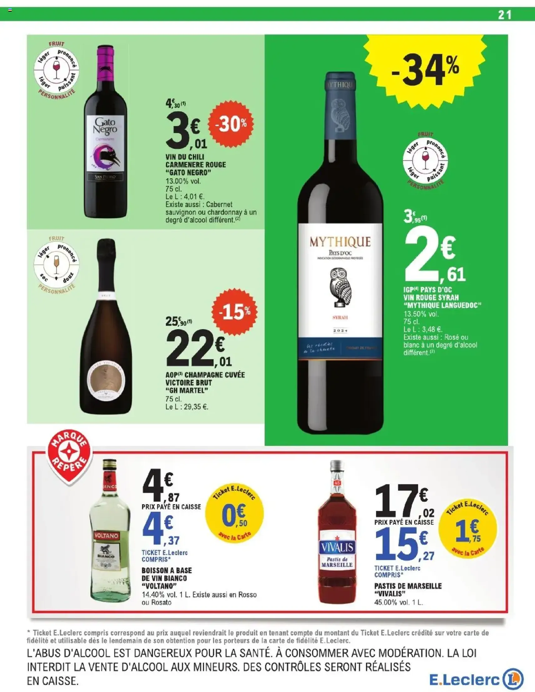 E.Leclerc catalogue semaine 34 - brochure valable à partir du 12/08/2025, page 21 sur 40