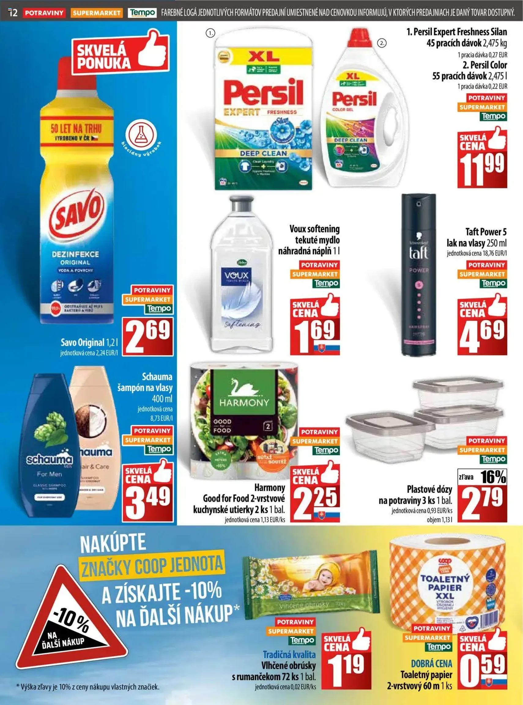 COOP Jednota leták - platný leták od 07.08.2025 strana 12 z 28 COOP Jednota leták - platný leták od 07.08.2025 strana 12 z 28