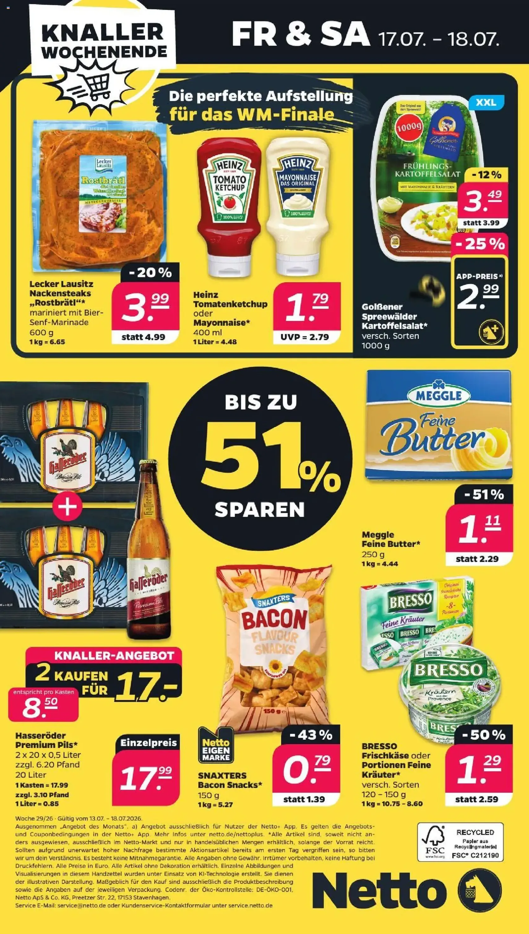 Netto Prospekt - Gültiger Prospekt ab 13.07.2026, Seite 36 von insgesamt 36