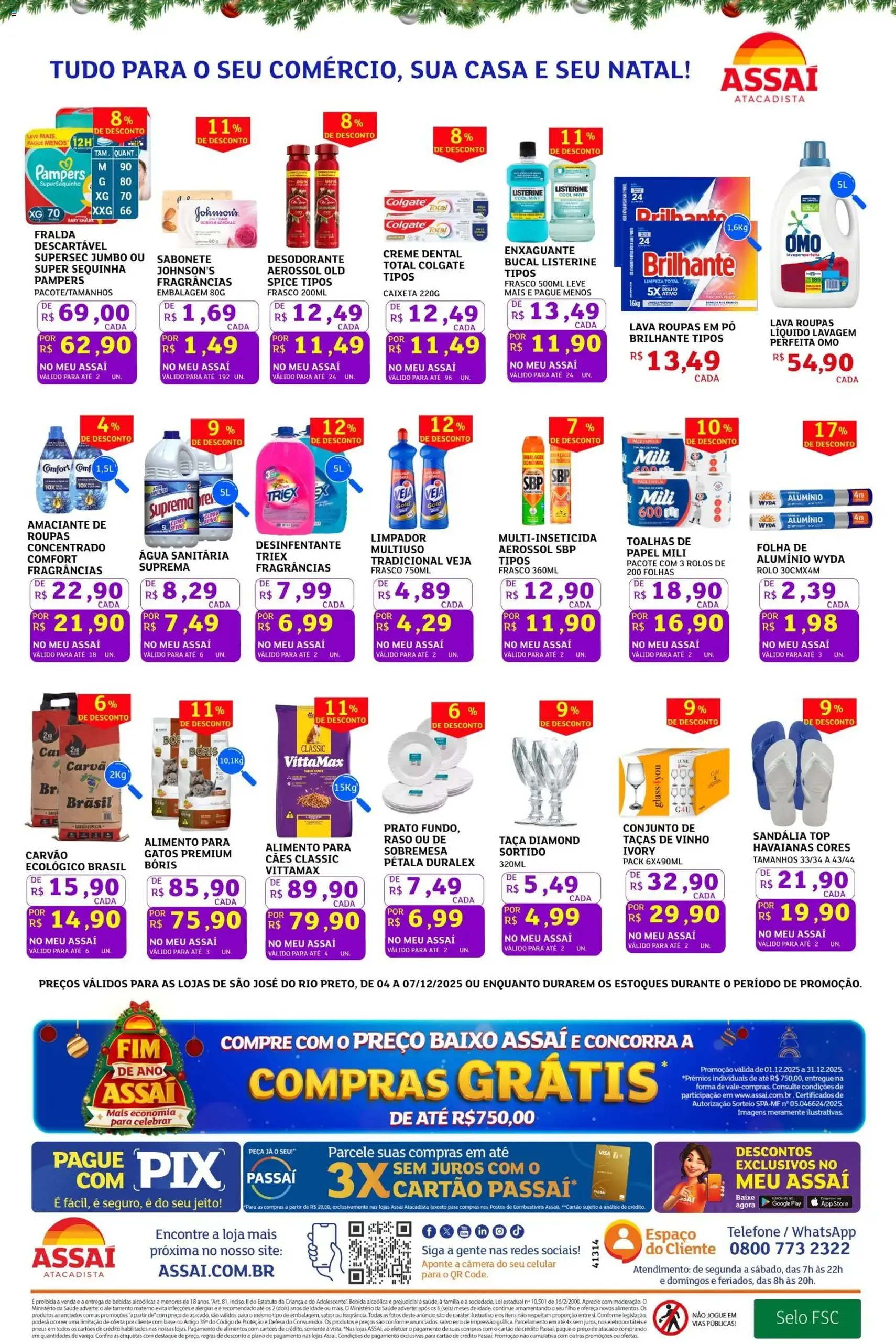 Encarte Assaí Atacadista - folheto válido a partir de 04/12/2025 página 4 de 4