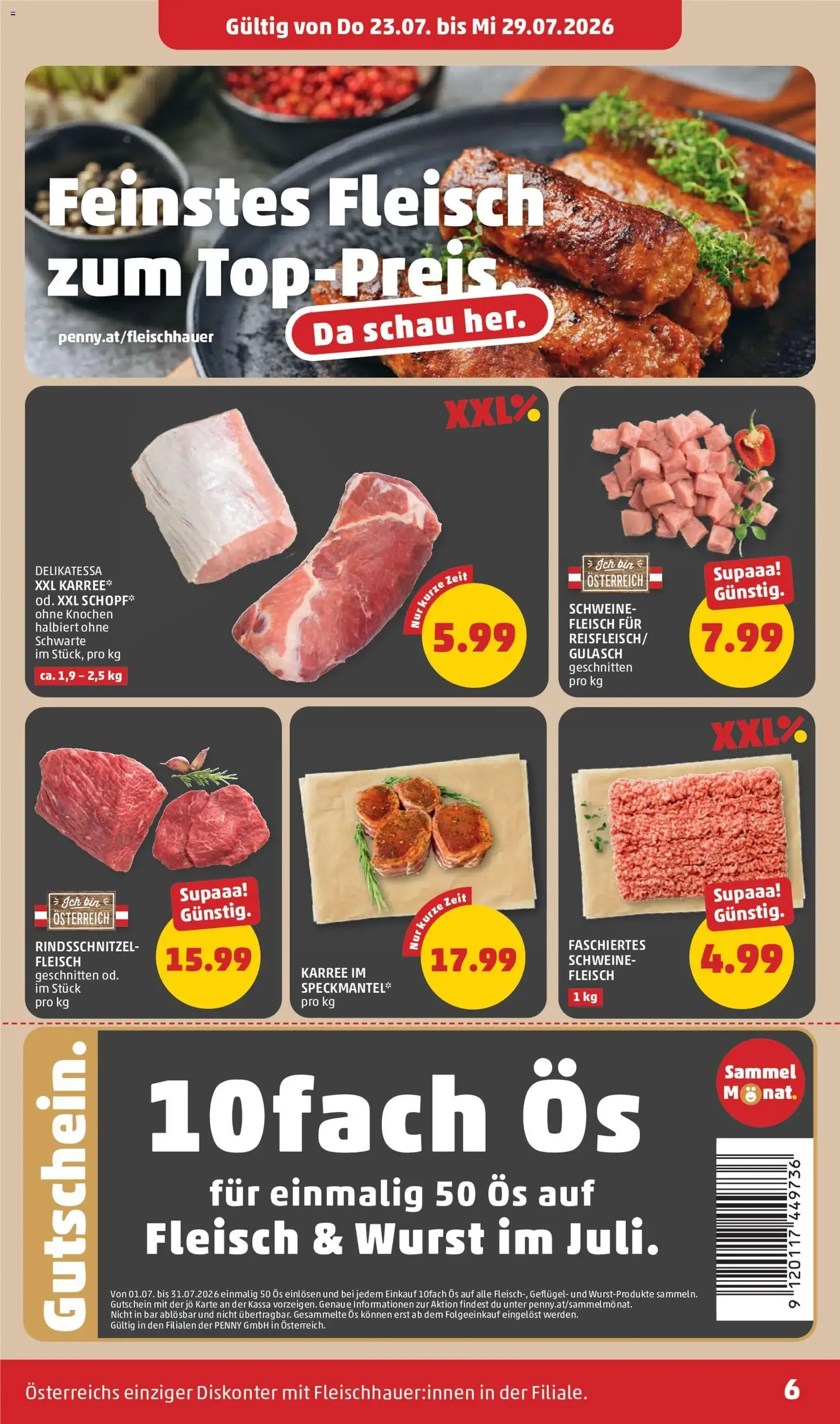 Penny Markt Flugblatt - Gültiger Prospekt ab 23.07.2026, Seite 6 von insgesamt 28