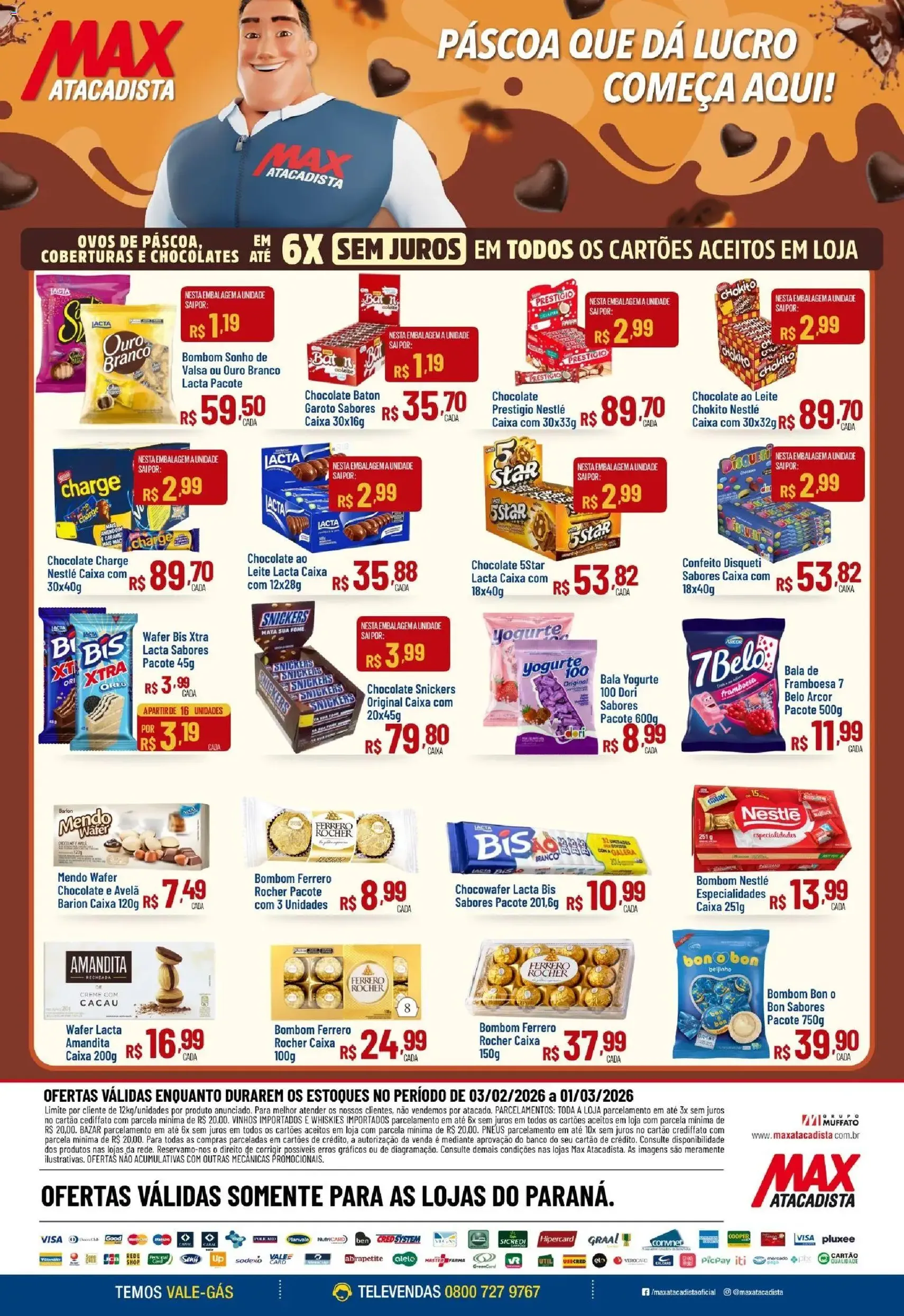 Max Atacadista - Ofertas Páscoa - folheto válido a partir de 03/02/2026 página 2 de 2