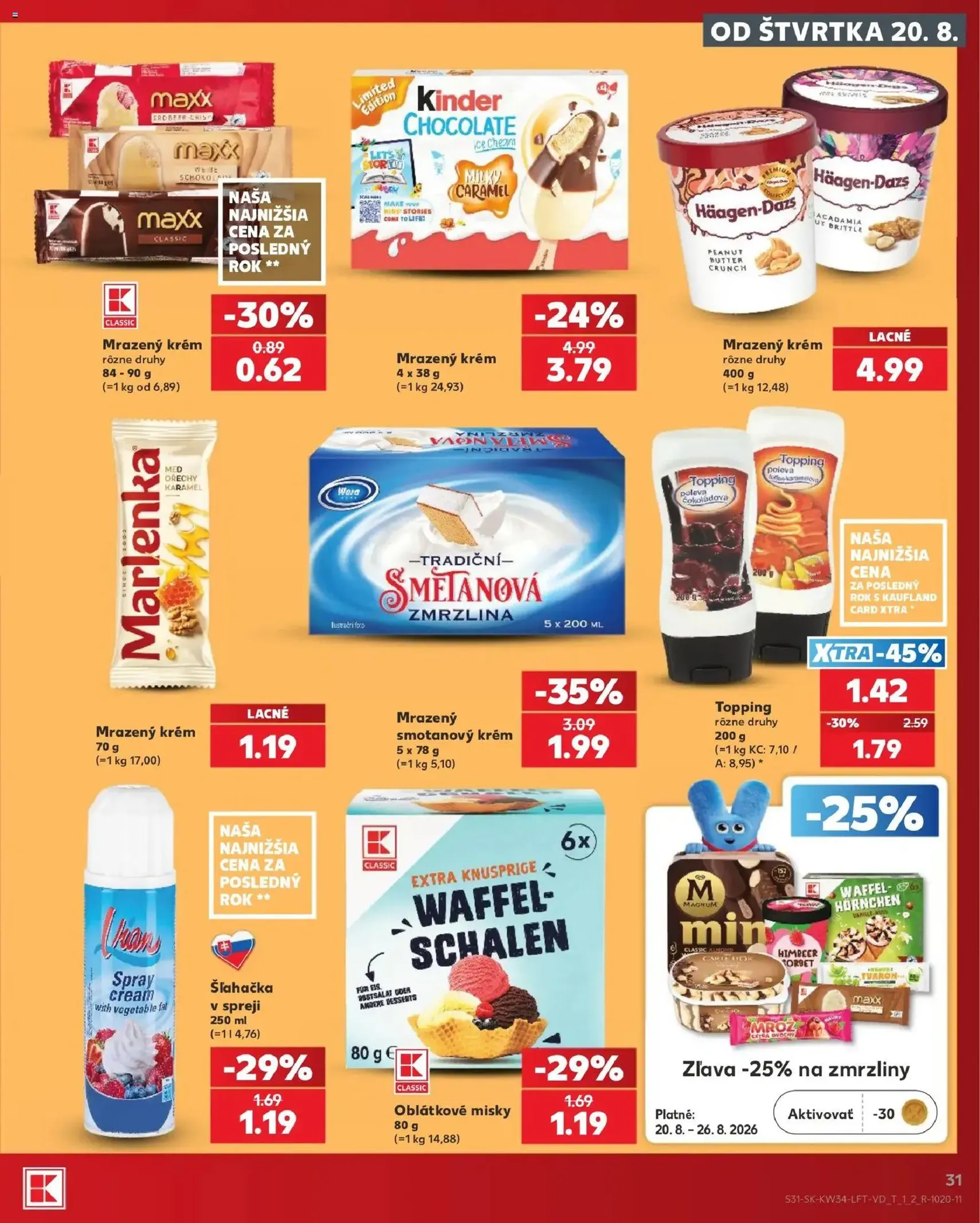 Kaufland leták - platný leták od 20.08.2026 strana 31 z 76