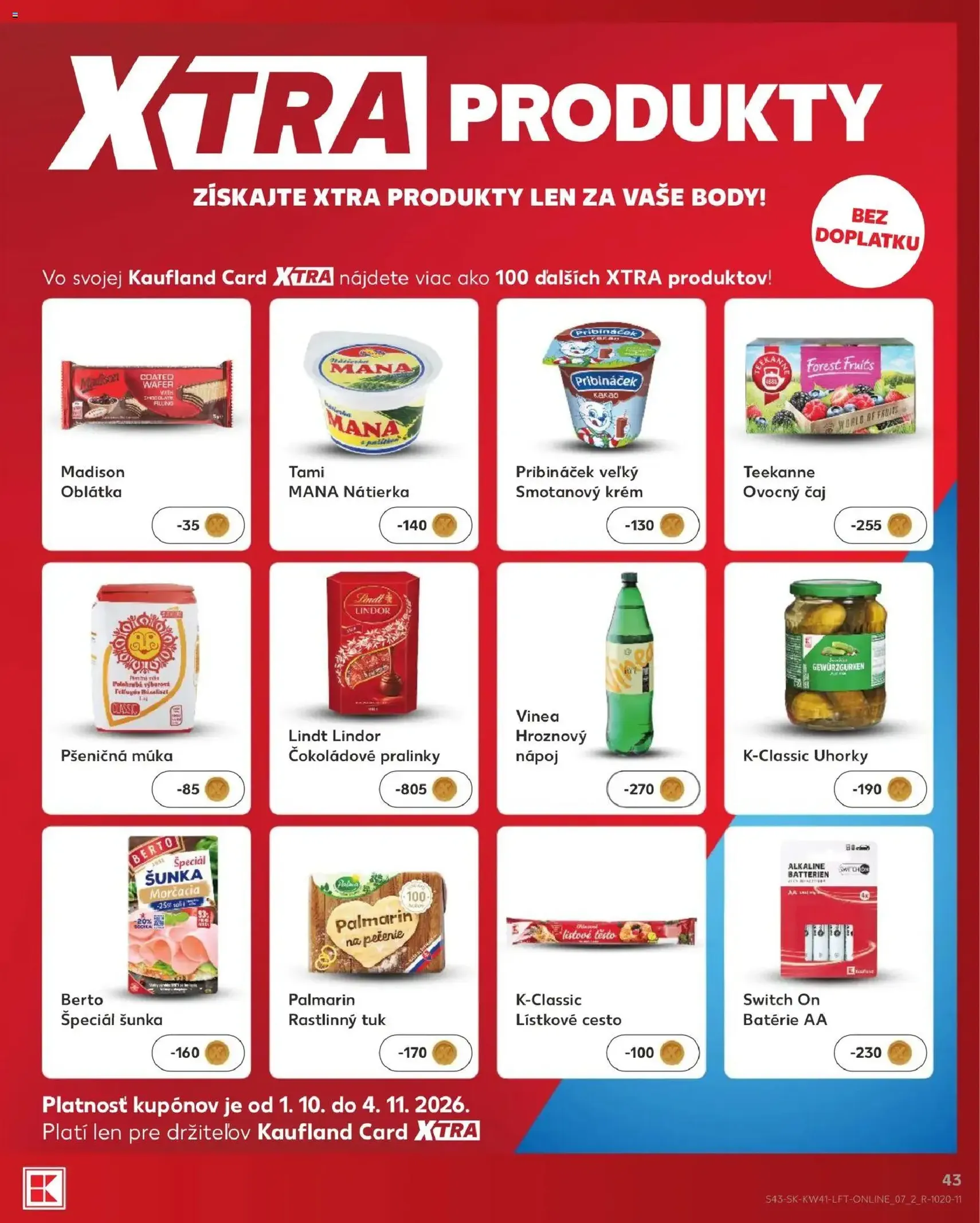 Kaufland leták - platný leták od 08.10.2026 strana 43 z 86