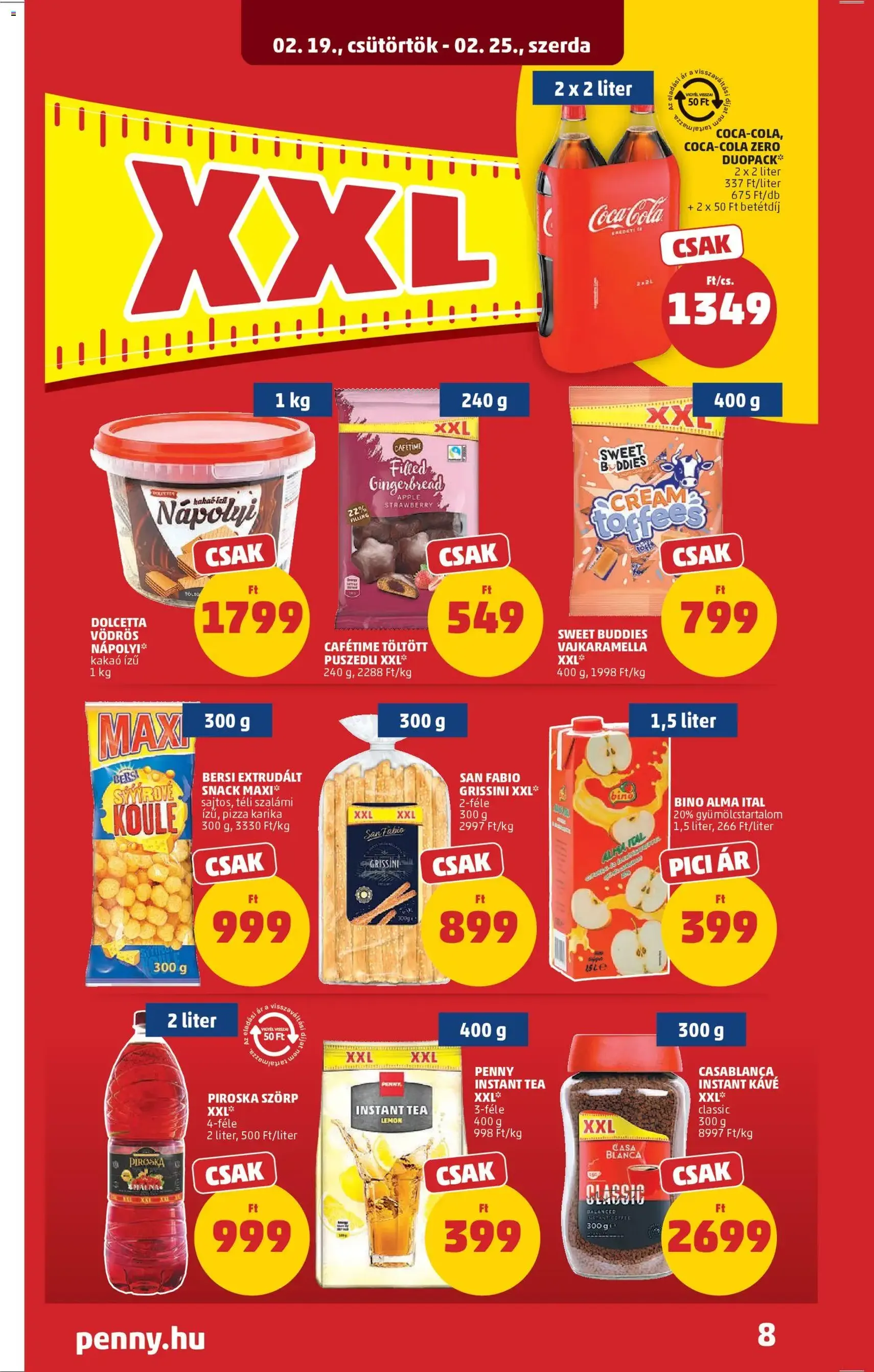 PENNY Akciós újság - 2026.02.19. érvényes szórólap 12 oldal 38 oldalból