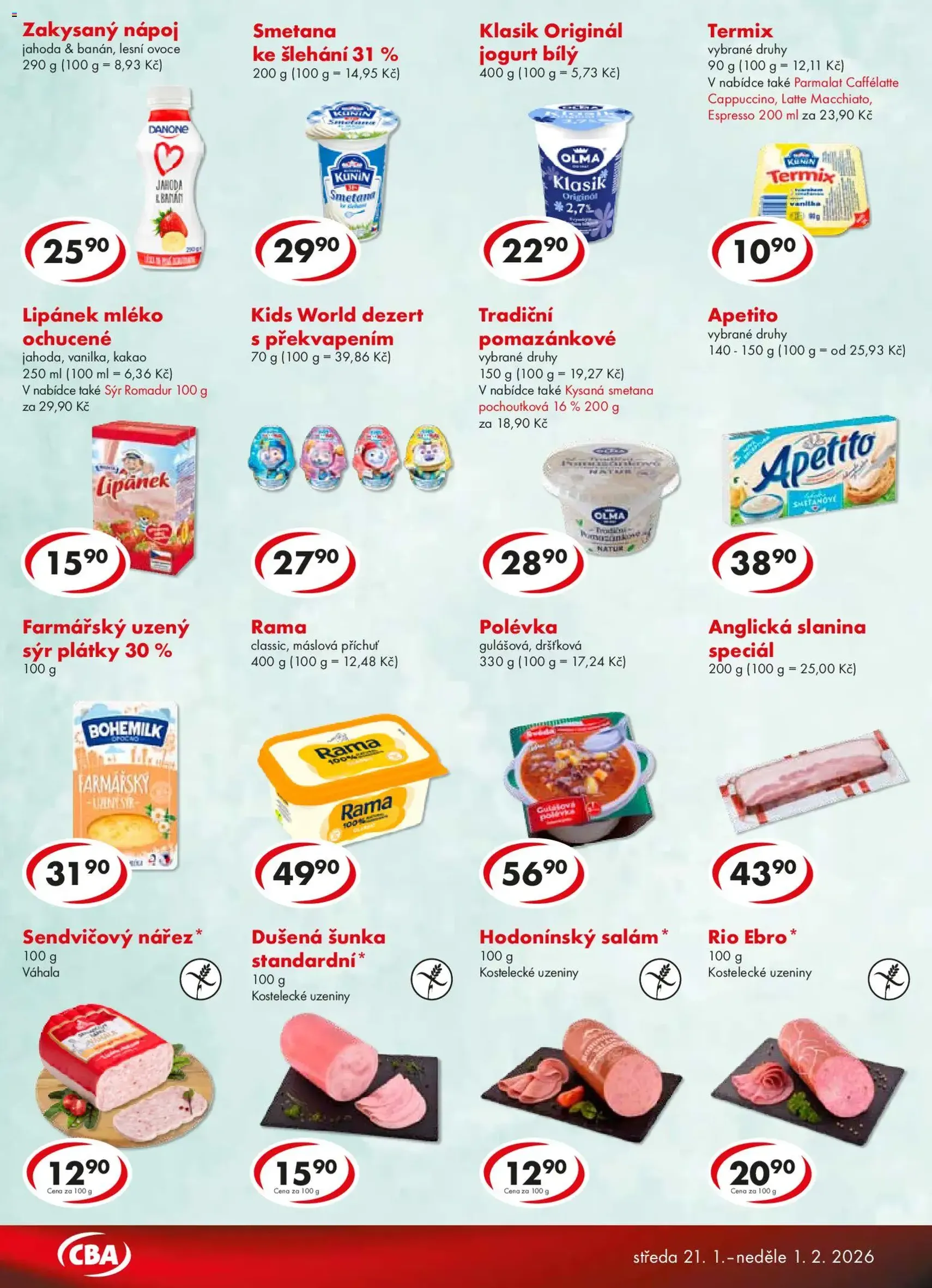 CBA leták - platný leták od 21.01.2026 strana 2 z 4