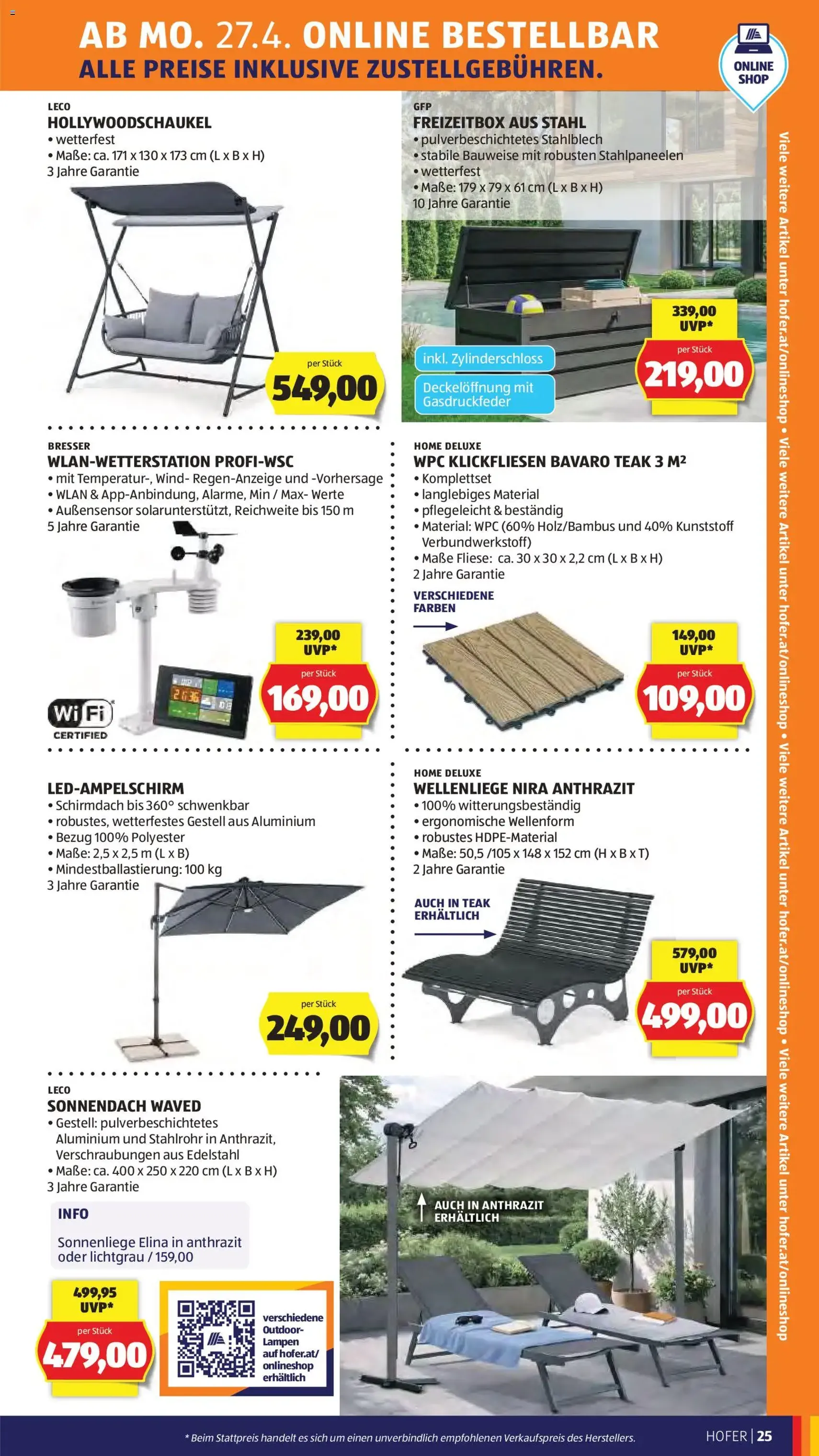 Hofer Flugblatt - Gültiger Prospekt ab 22.04.2026, Seite 29 von insgesamt 41