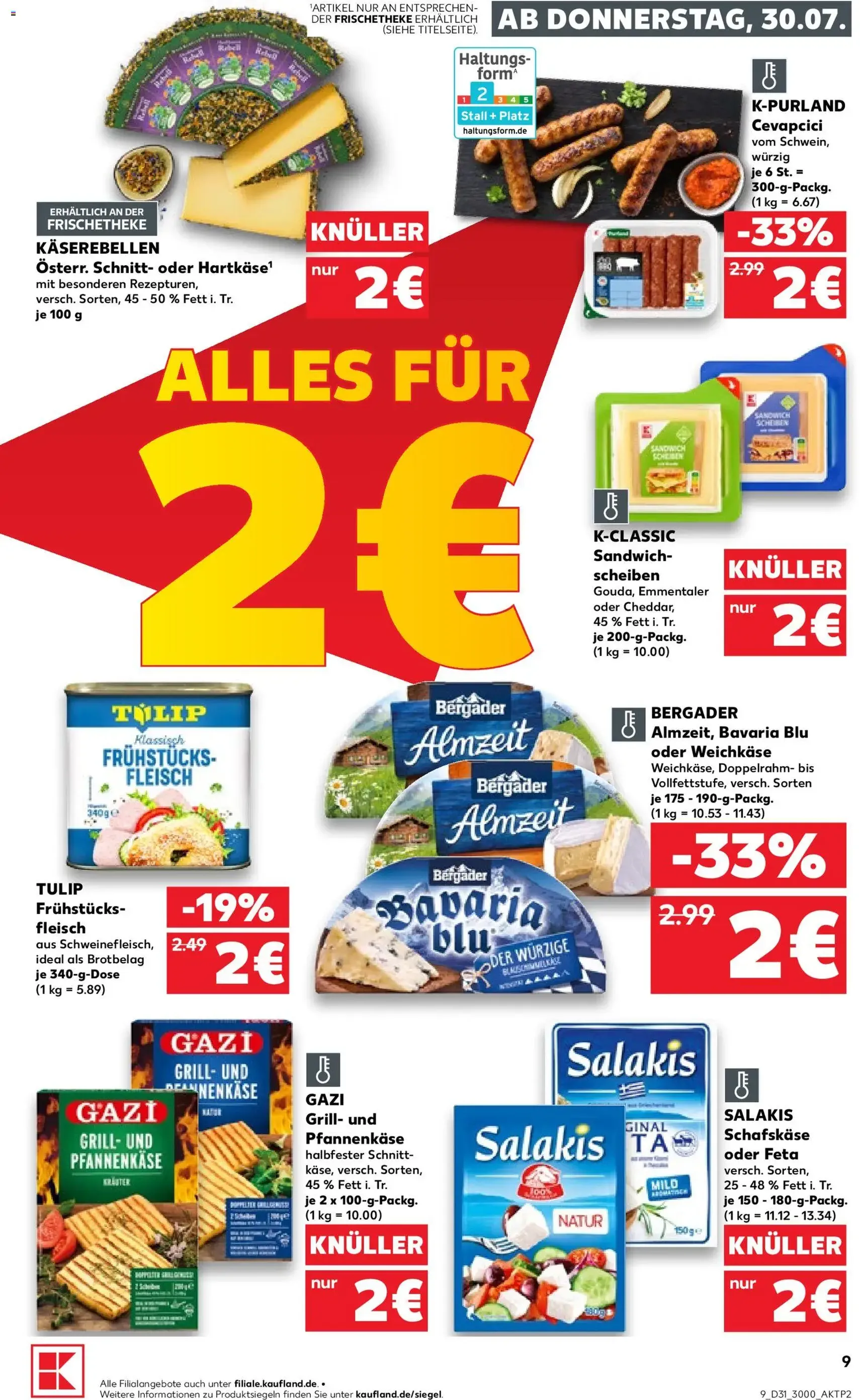 Kaufland DE -DE Folder - geldige folder vanaf 30-07-2026 pagina 9 van 66