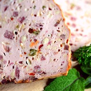 Pizzaleberkäse mit Roter Bete - Rezeptvorschau