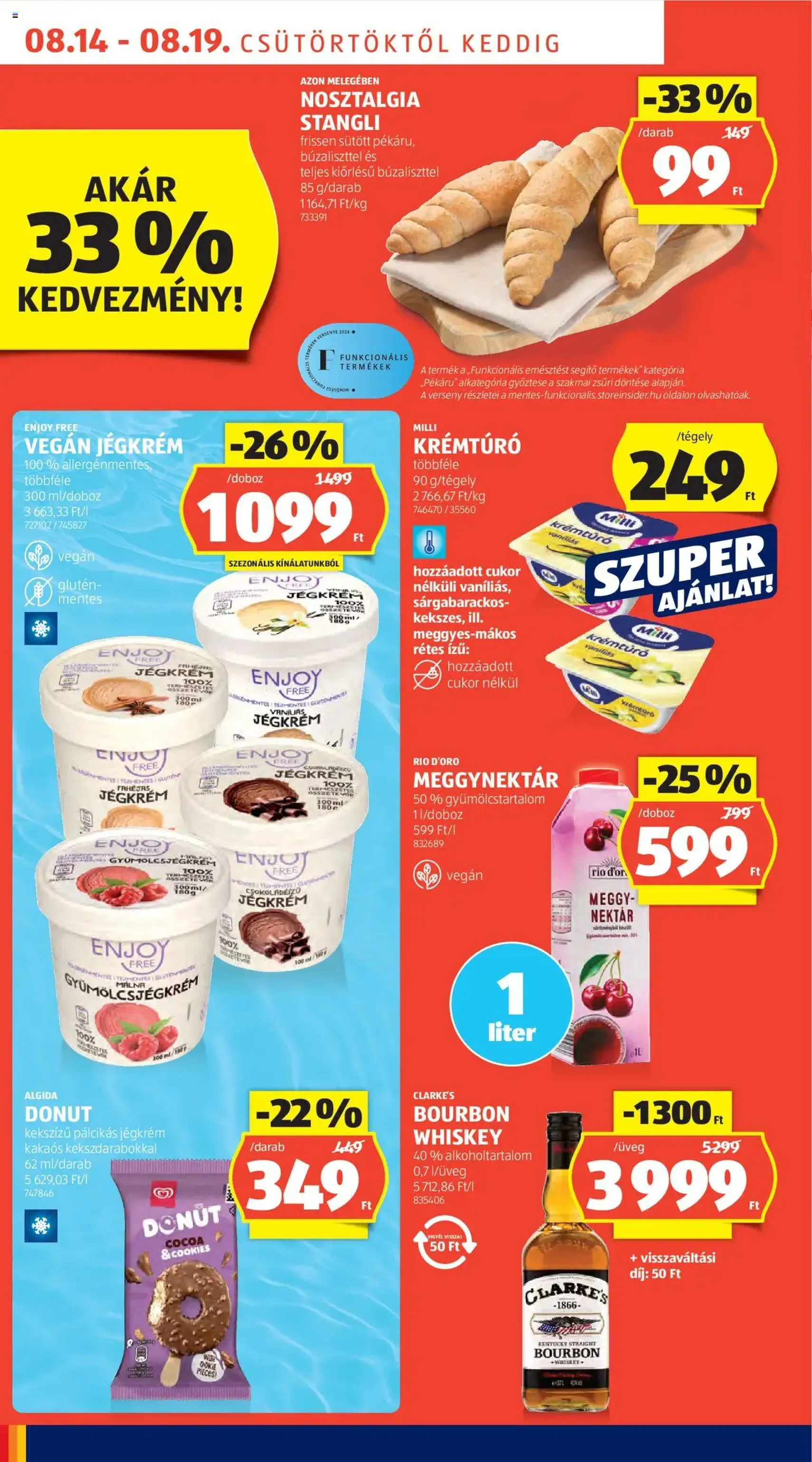 Aldi Akciós újság - 2025.08.14. érvényes szórólap 8 oldal 52 oldalból Aldi Akciós újság - 2025.08.14. érvényes szórólap 8 oldal 52 oldalból