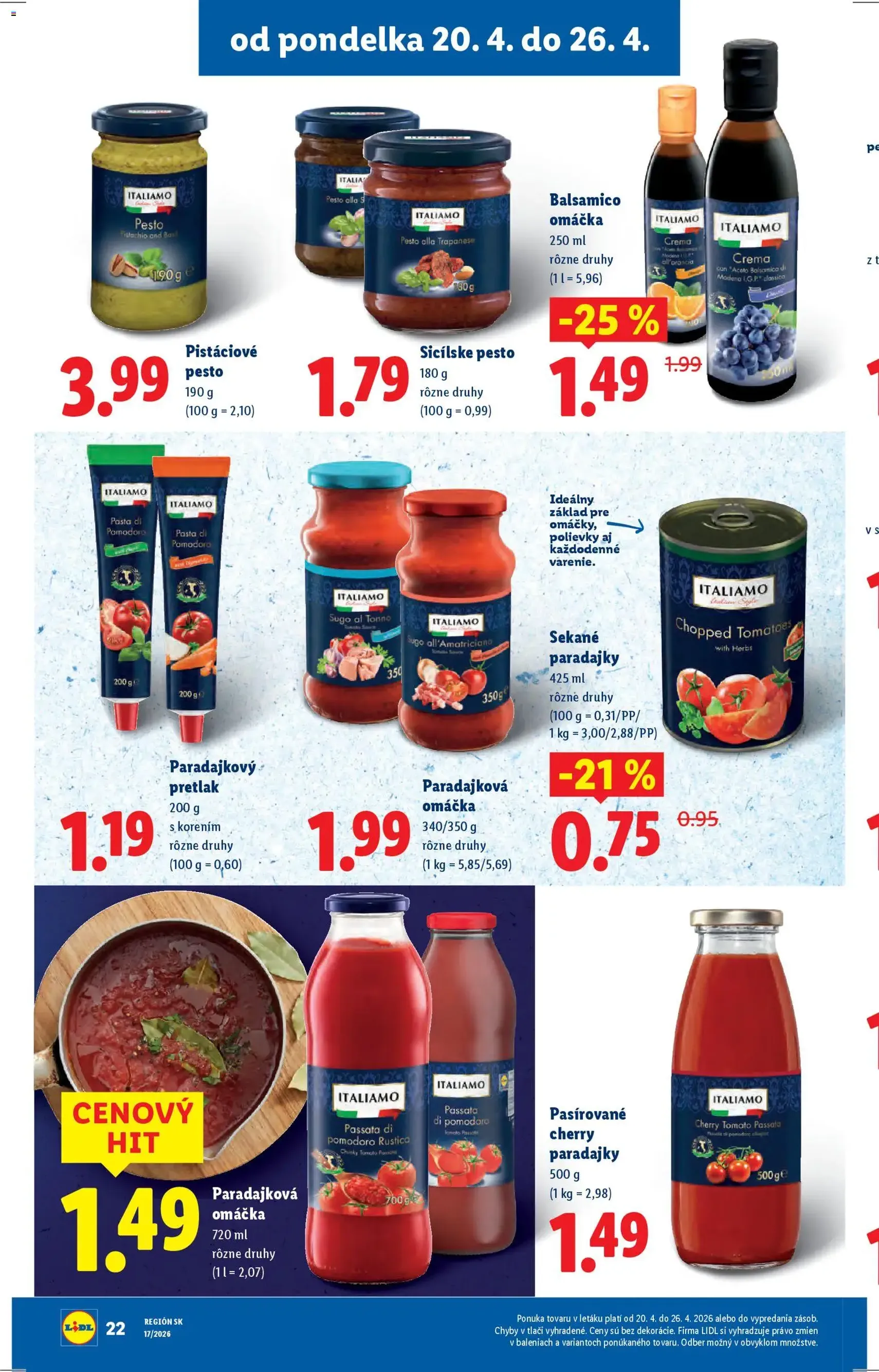 Lidl leták - platný leták od 20.04.2026 strana 22 z 99