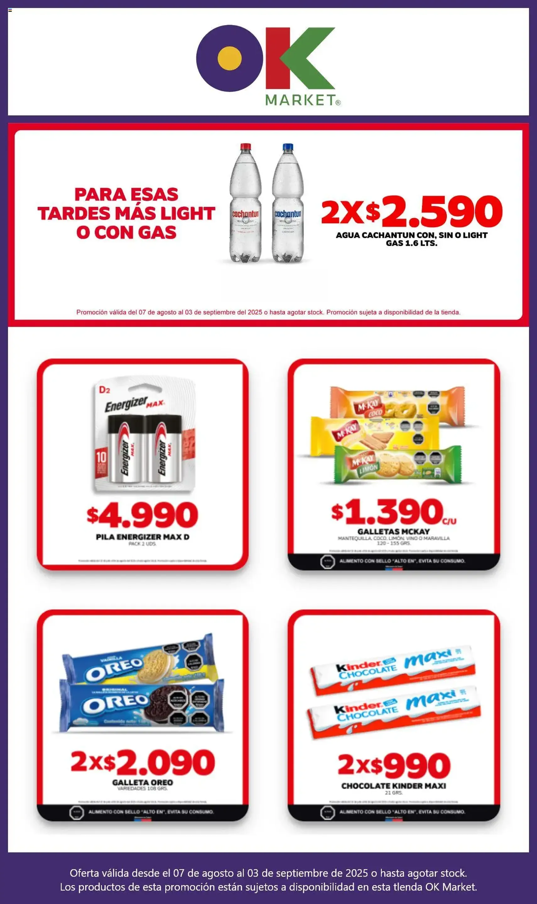 OK Market ofertas - folleto válido desde 06.08.2025 página 3 de 9