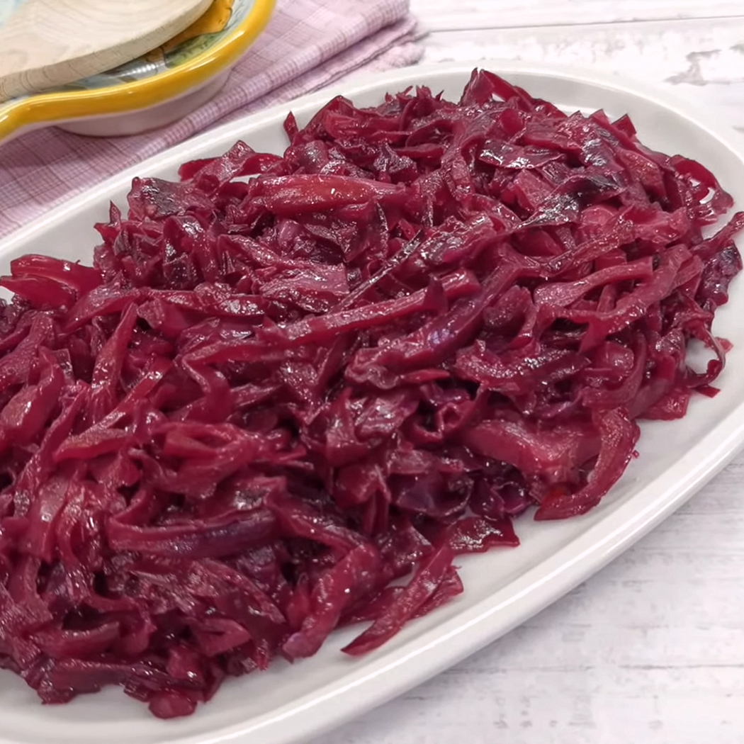 Cavolo rosso in padella