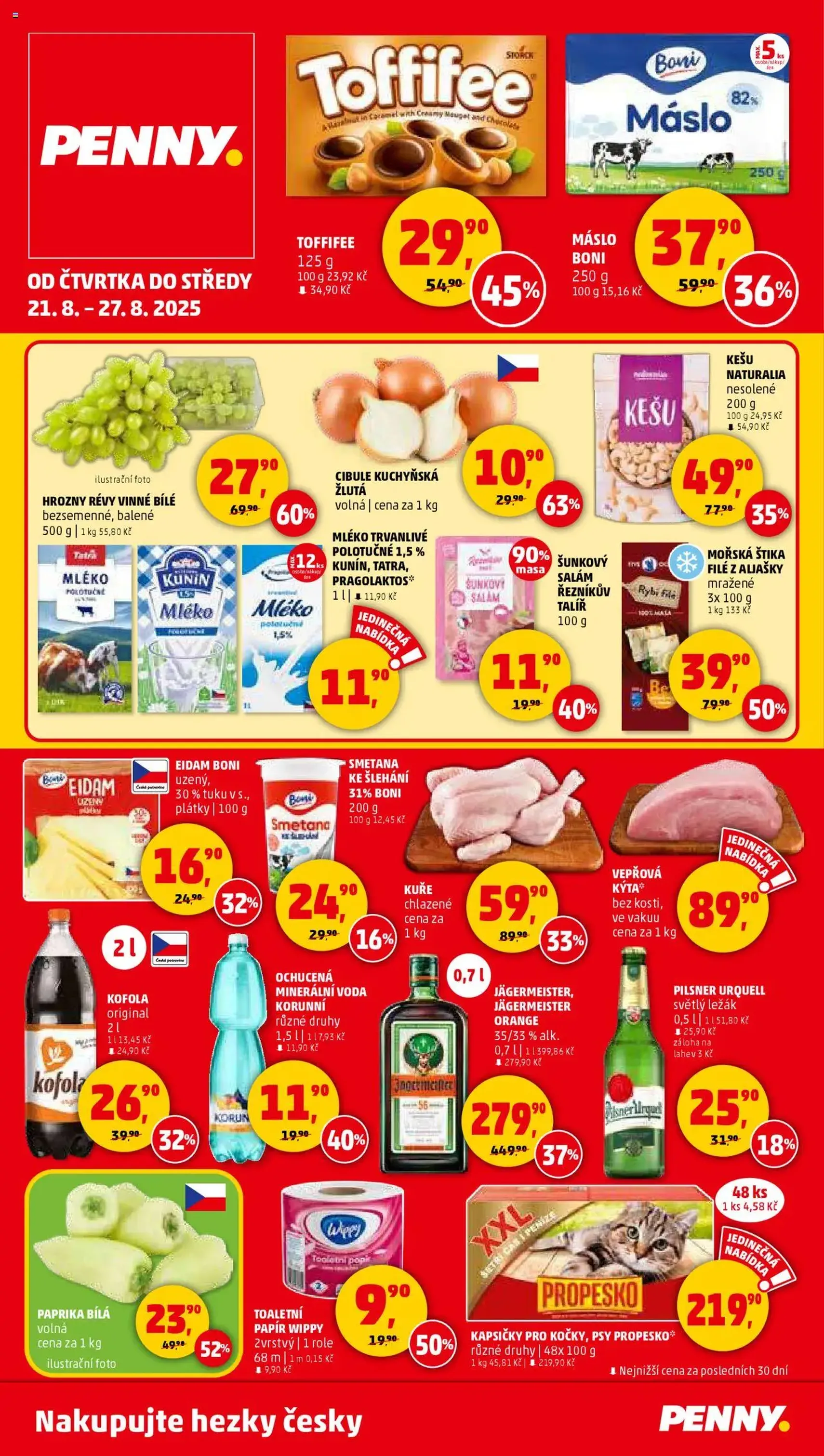 Penny Market leták - Čtvrtečník - platný leták od 21.08.2025 strana 1 z 32