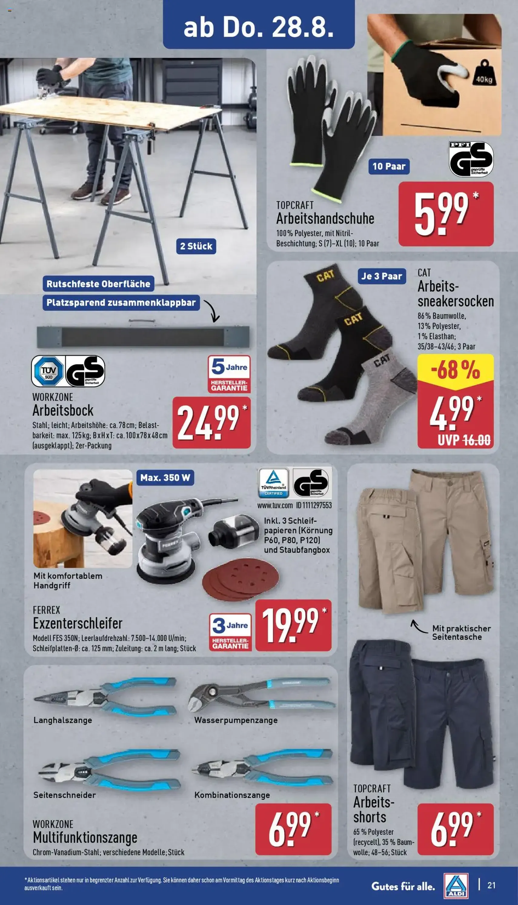 Aldi Prospekt - Gültiger Prospekt ab 25.08.2025, Seite 21 von insgesamt 45 Aldi Prospekt - Gültiger Prospekt ab 25.08.2025, Seite 21 von insgesamt 45