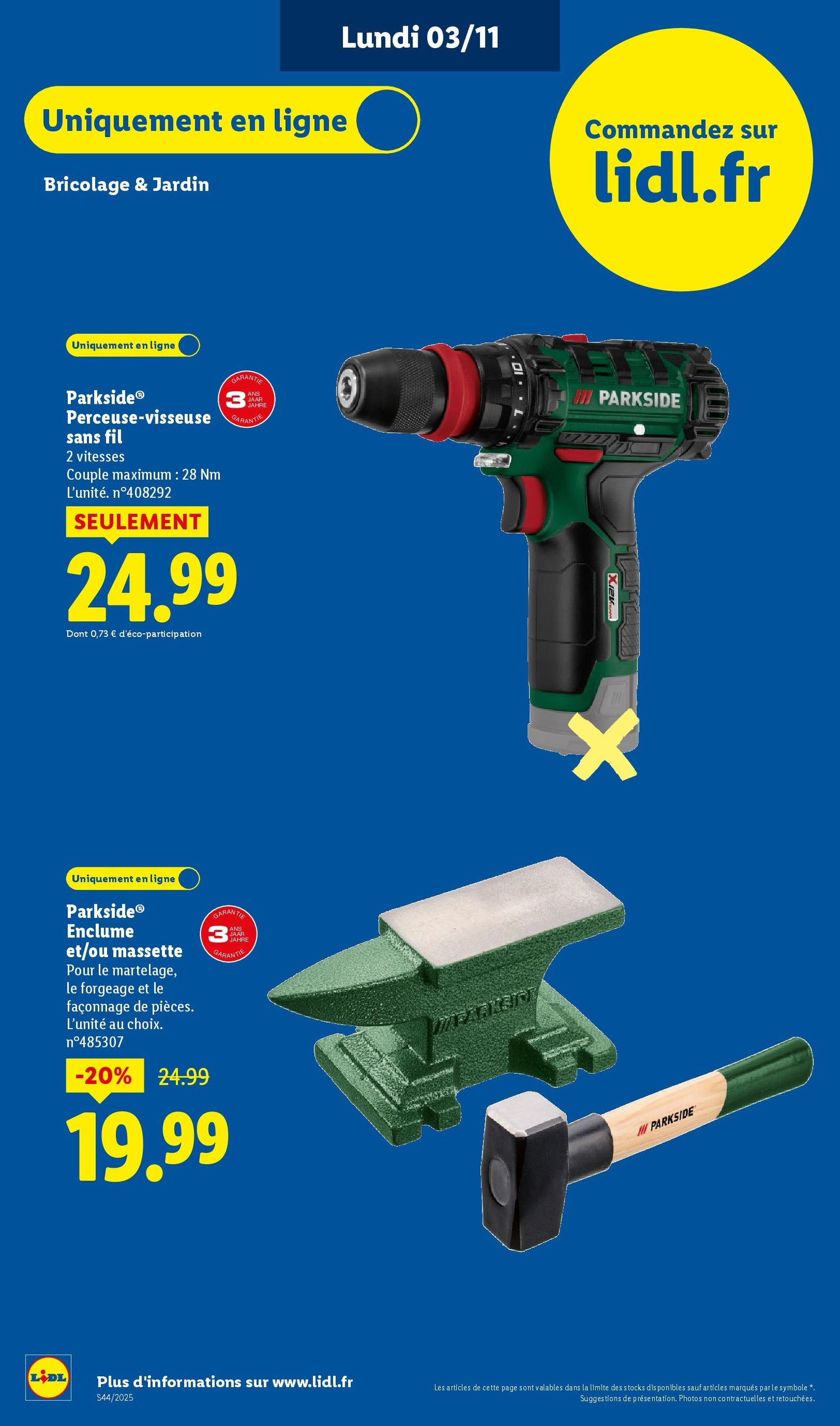 LIDL catalogue semaine 44 - brochure valable à partir du 30/10/2025, page 74 sur 82