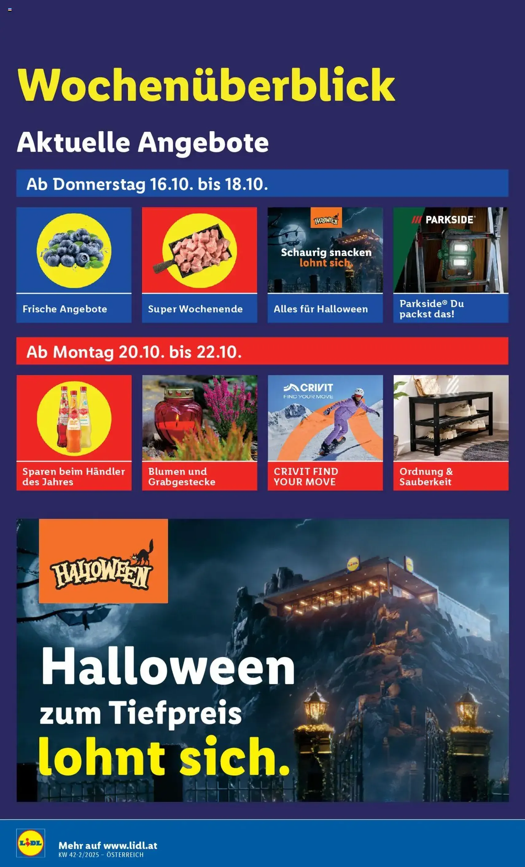 Lidl Flugblatt - Gültiger Prospekt ab 16.10.2025, Seite 2 von insgesamt 50 Lidl Flugblatt - Gültiger Prospekt ab 16.10.2025, Seite 2 von insgesamt 50
