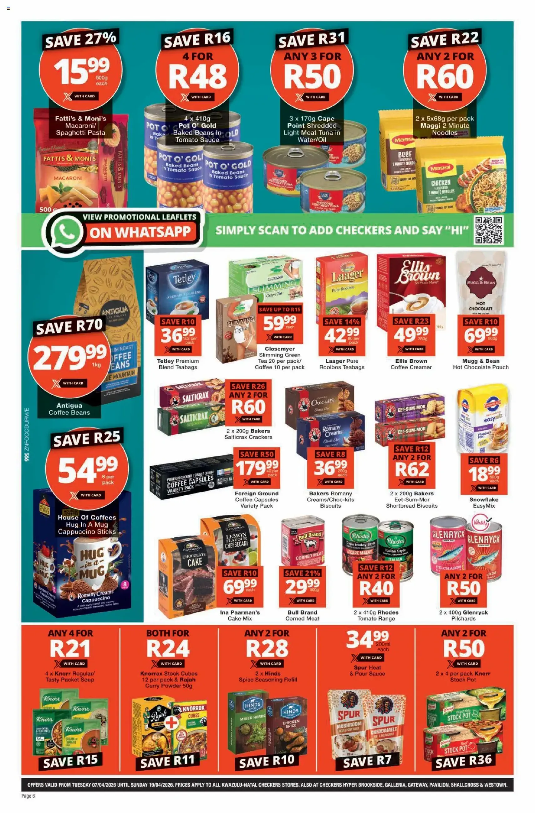 Checkers Specials - valid flyer from 07/04/2026, page 6 of 11