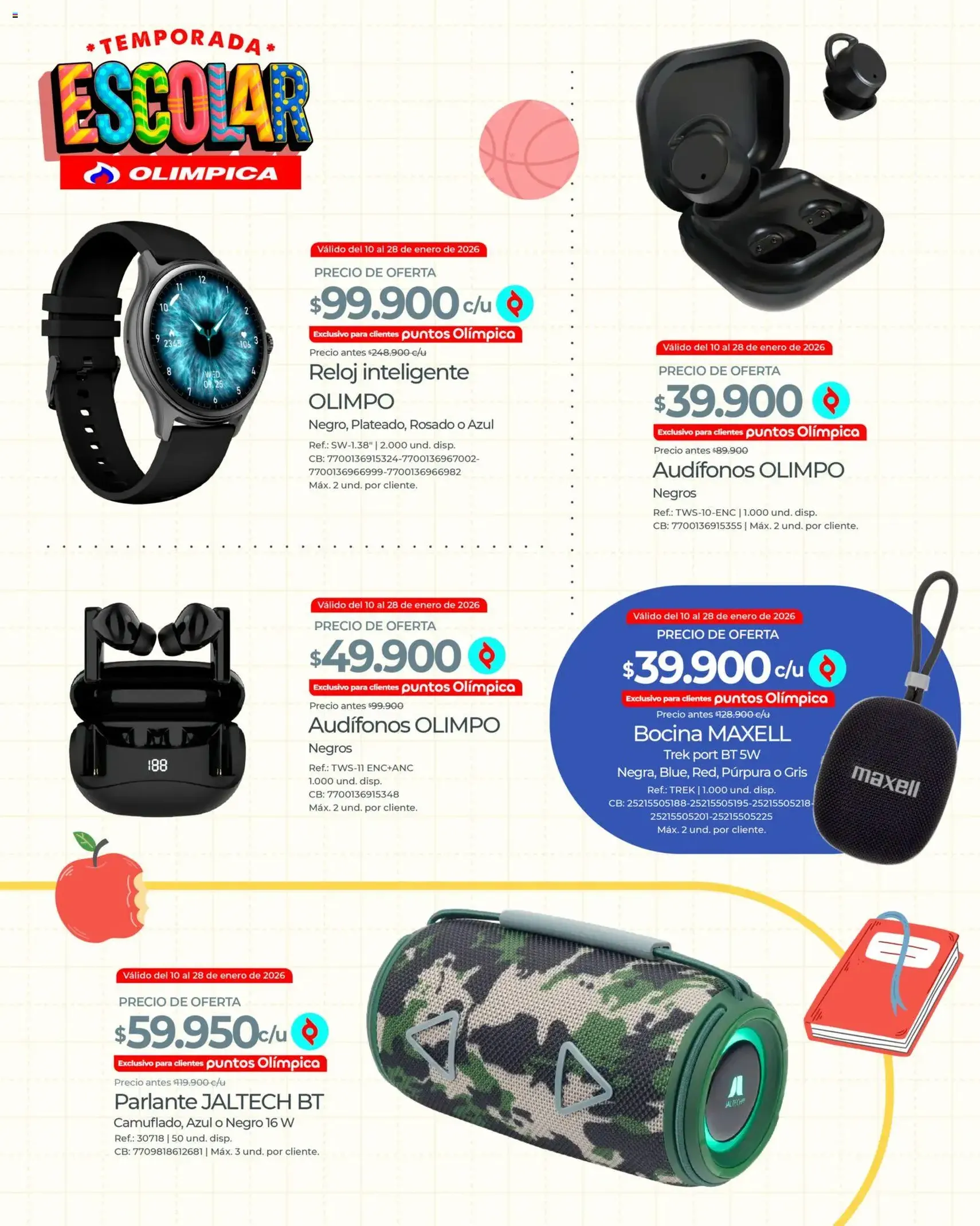 Olímpica - Temporada escolar - folleto válido desde 10/01/2026 página 20 de 37