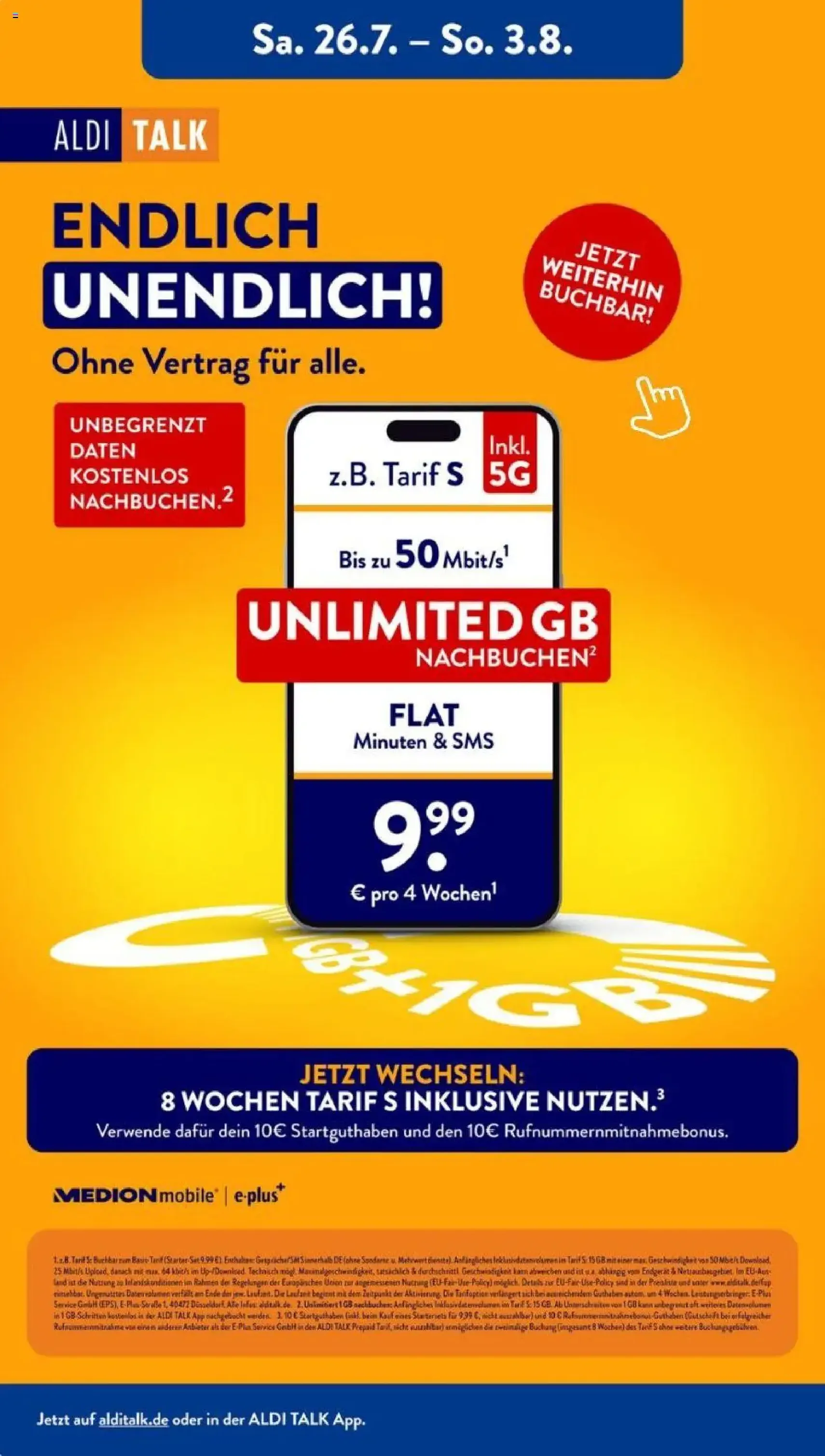 Aldi Süd Prospekt - Gültiger Prospekt ab 28.07.2025, Seite 40 von insgesamt 45 Aldi Süd Prospekt - Gültiger Prospekt ab 28.07.2025, Seite 40 von insgesamt 45