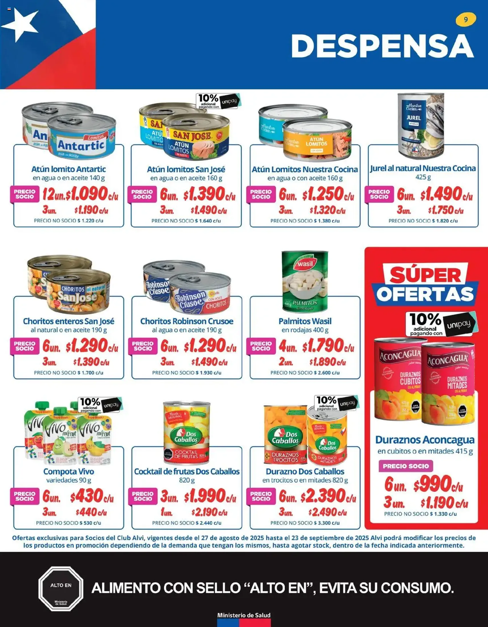 Alvi catálogo - folleto válido desde 26.08.2025 página 9 de 24 Alvi catálogo - folleto válido desde 26.08.2025 página 9 de 24